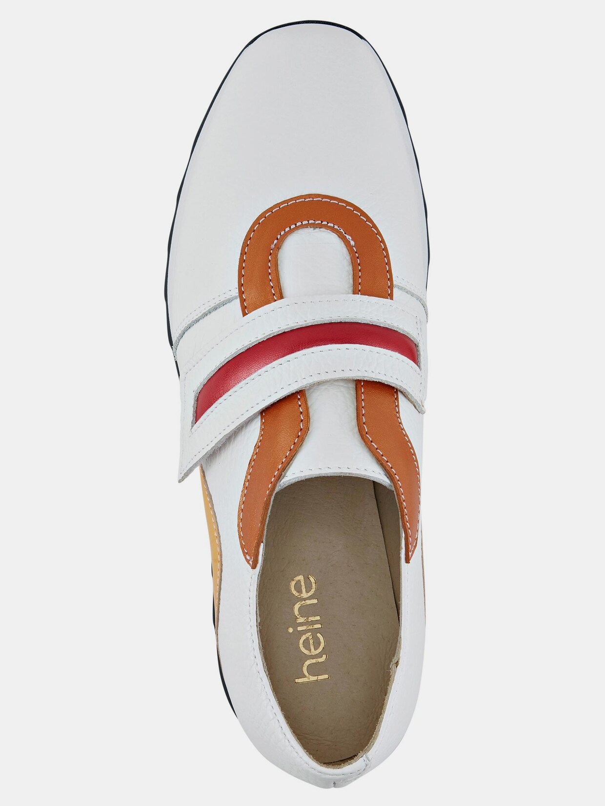 heine Sneaker - weiß-blutorange