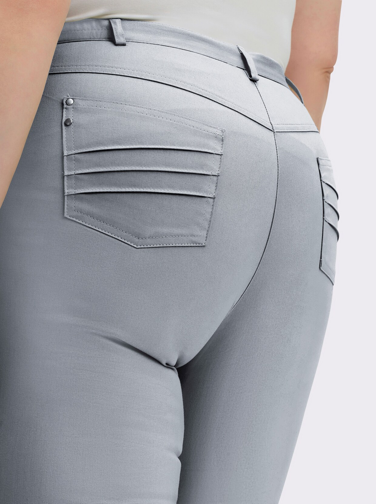 Cosma Funktionshose schmutzabweisend und knitterarm - hellgrau