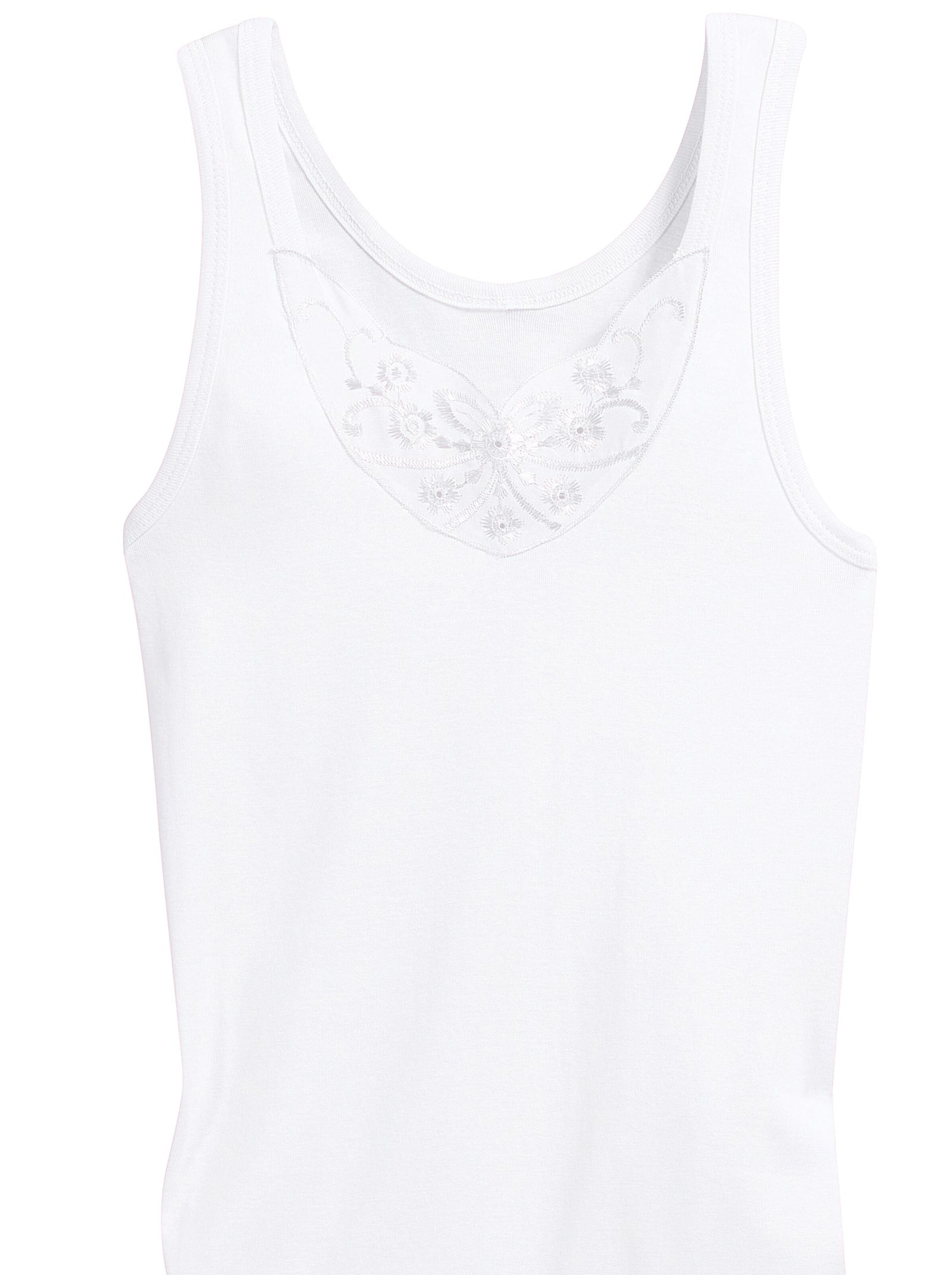 wäschepur Achselhemd - weiß