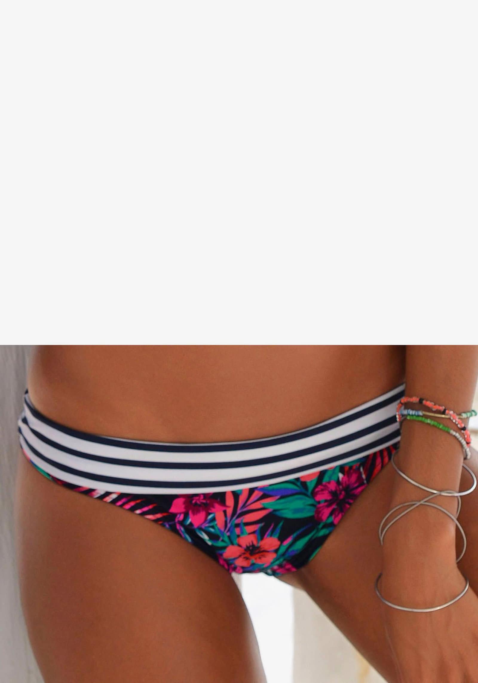 Venice Beach Bikini-Hose - marine-bedruckt