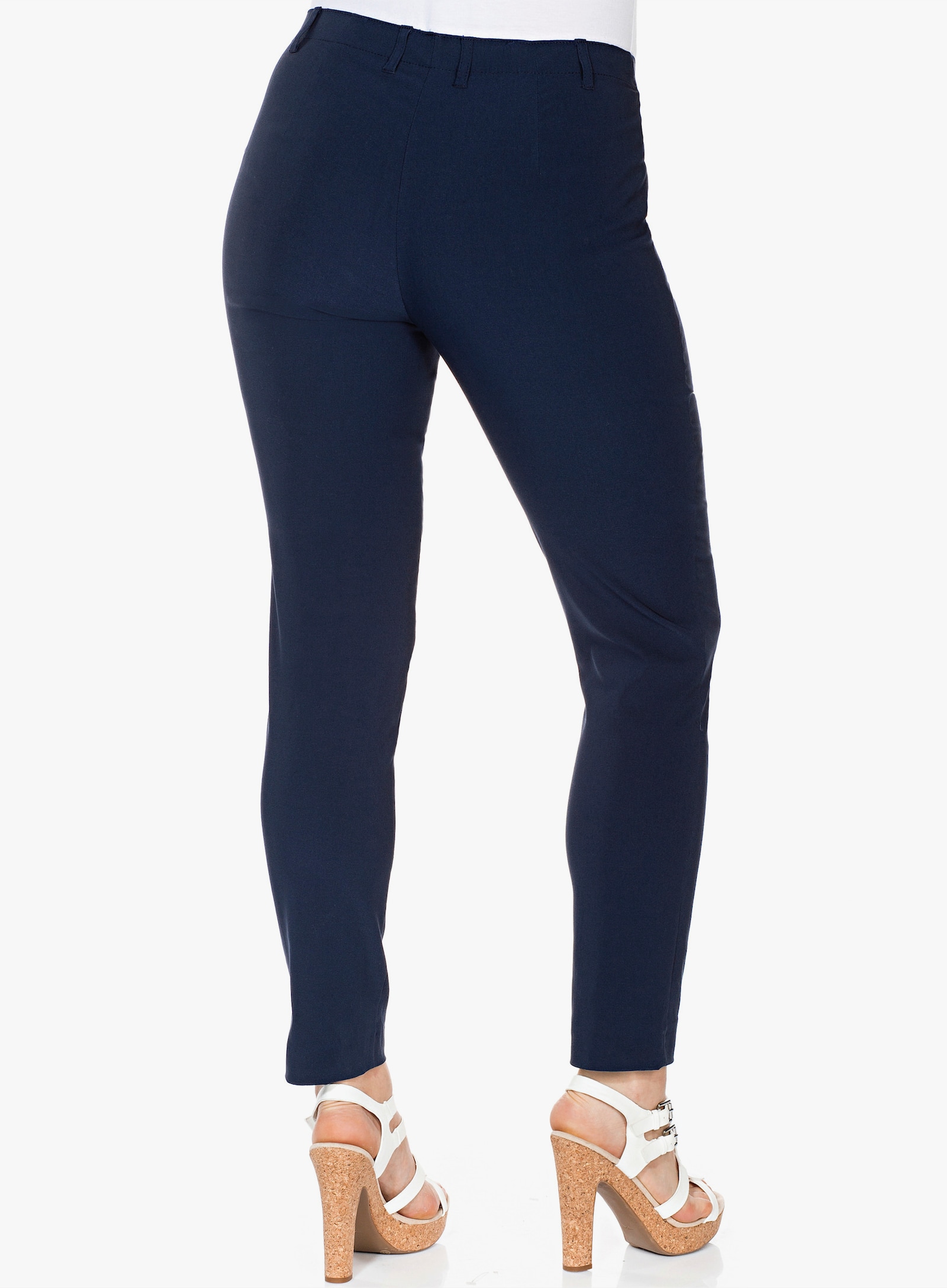 sheego Bengalinebroek in smal model - marine