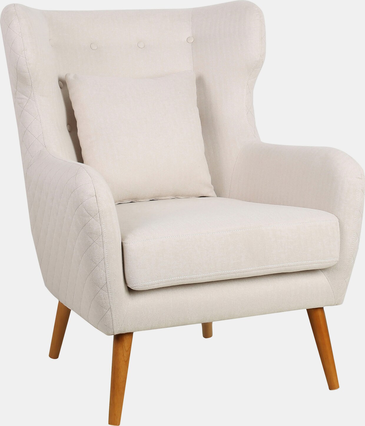 Home affaire Ohrensessel - creme