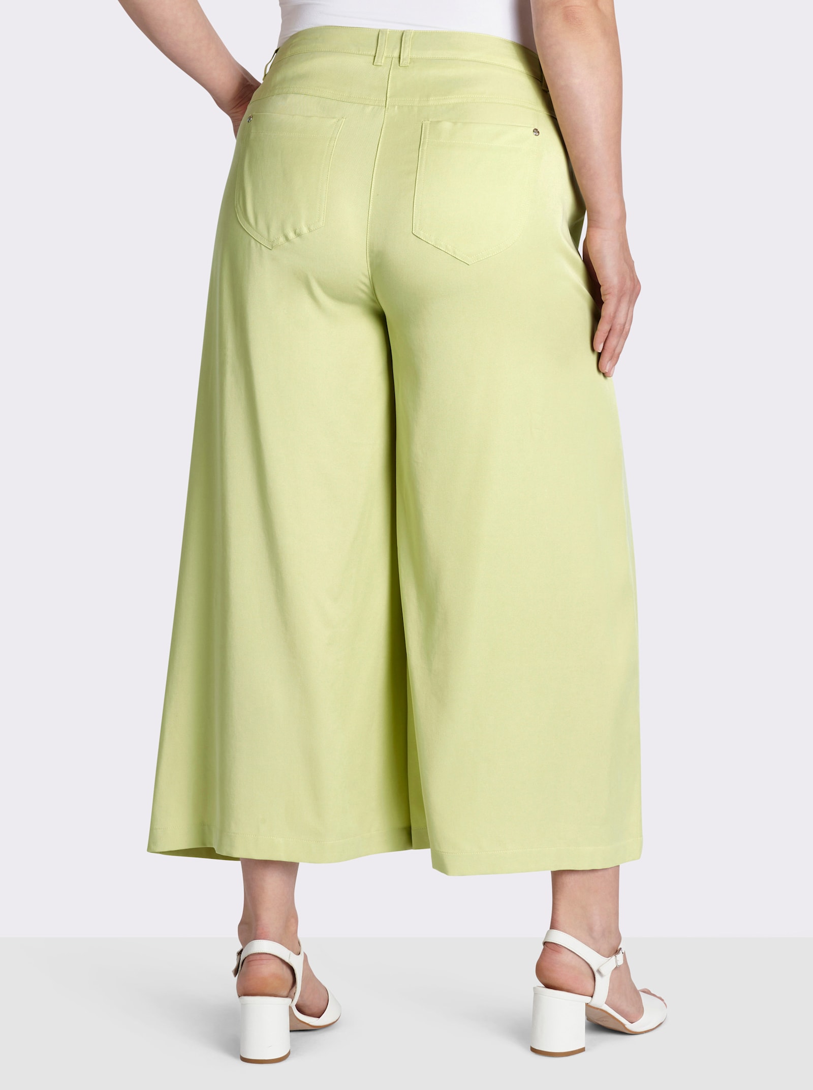 sheego Culotte in 7/8-Länge - pistazie