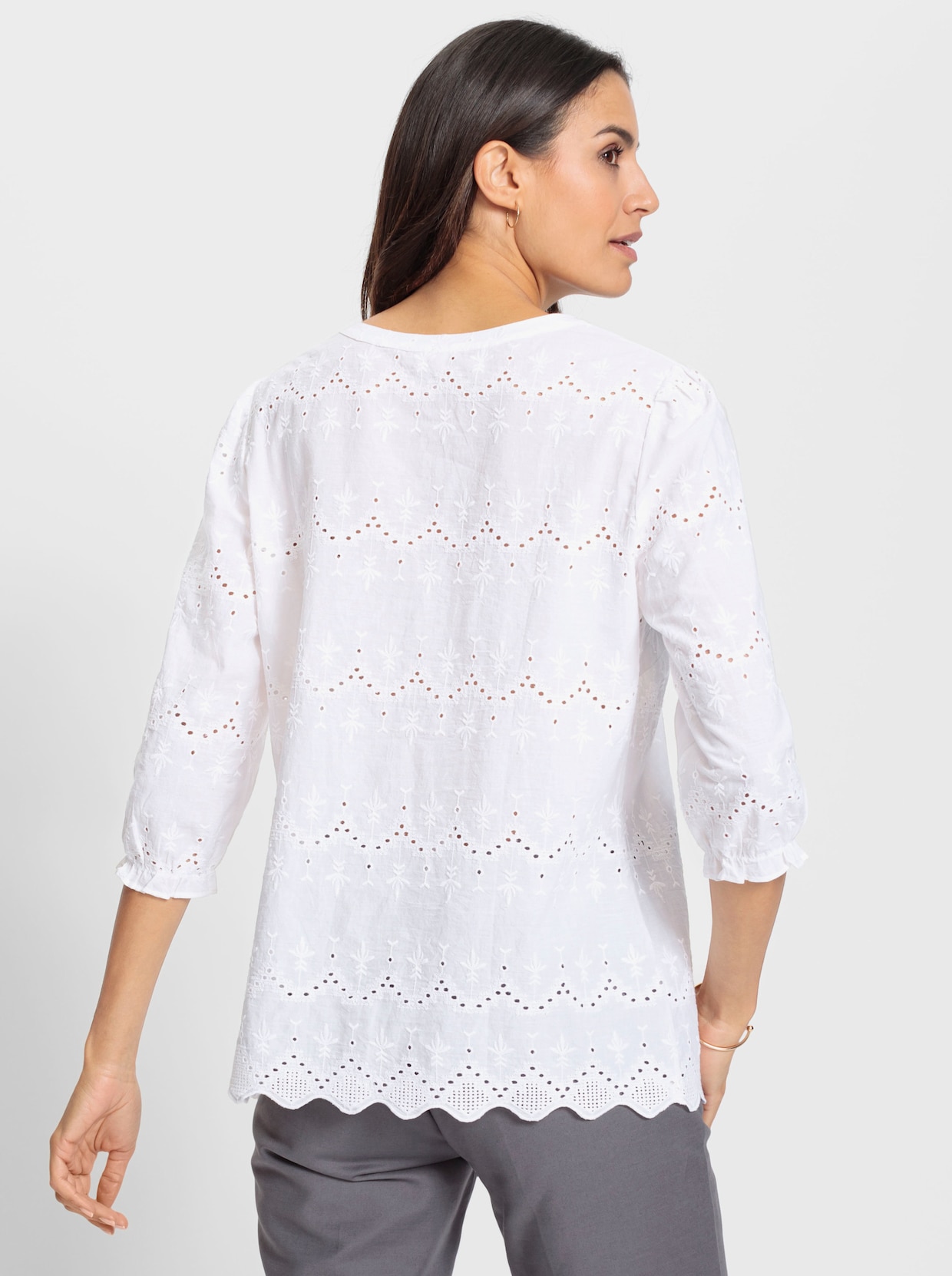 Katoenen blouse - wit