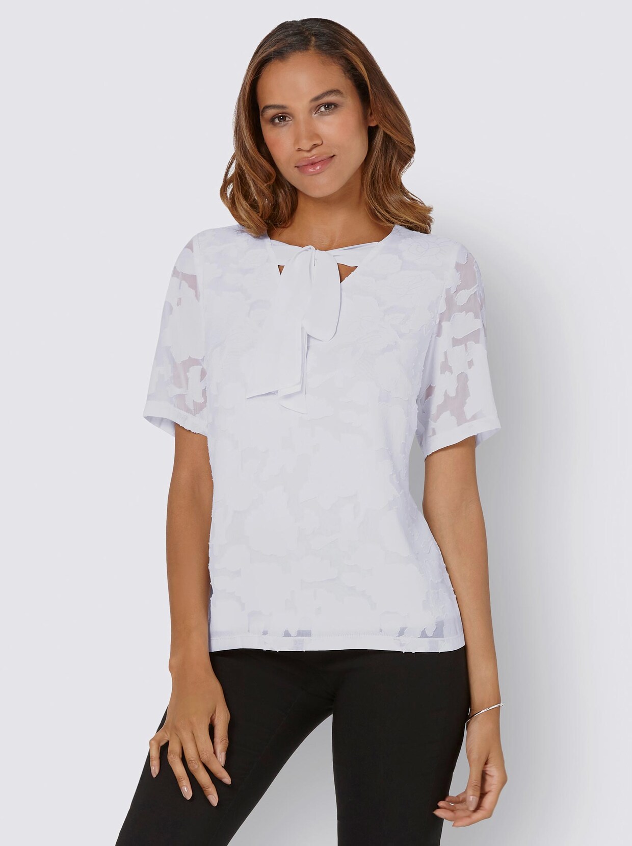 Comfortabele blouse - wit