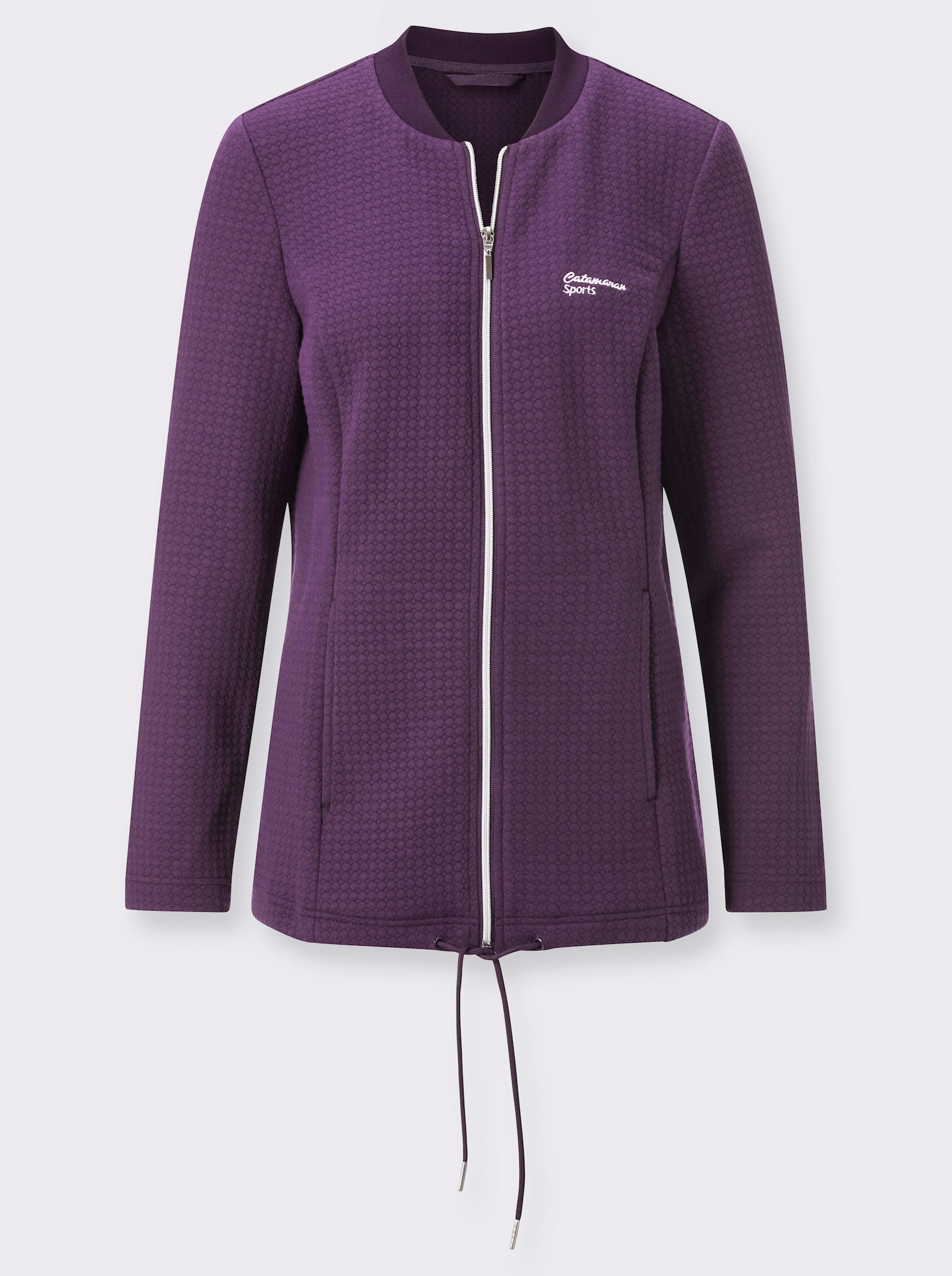 Catamaran Sports Funktionsjacke in Waffelstruktur - traube