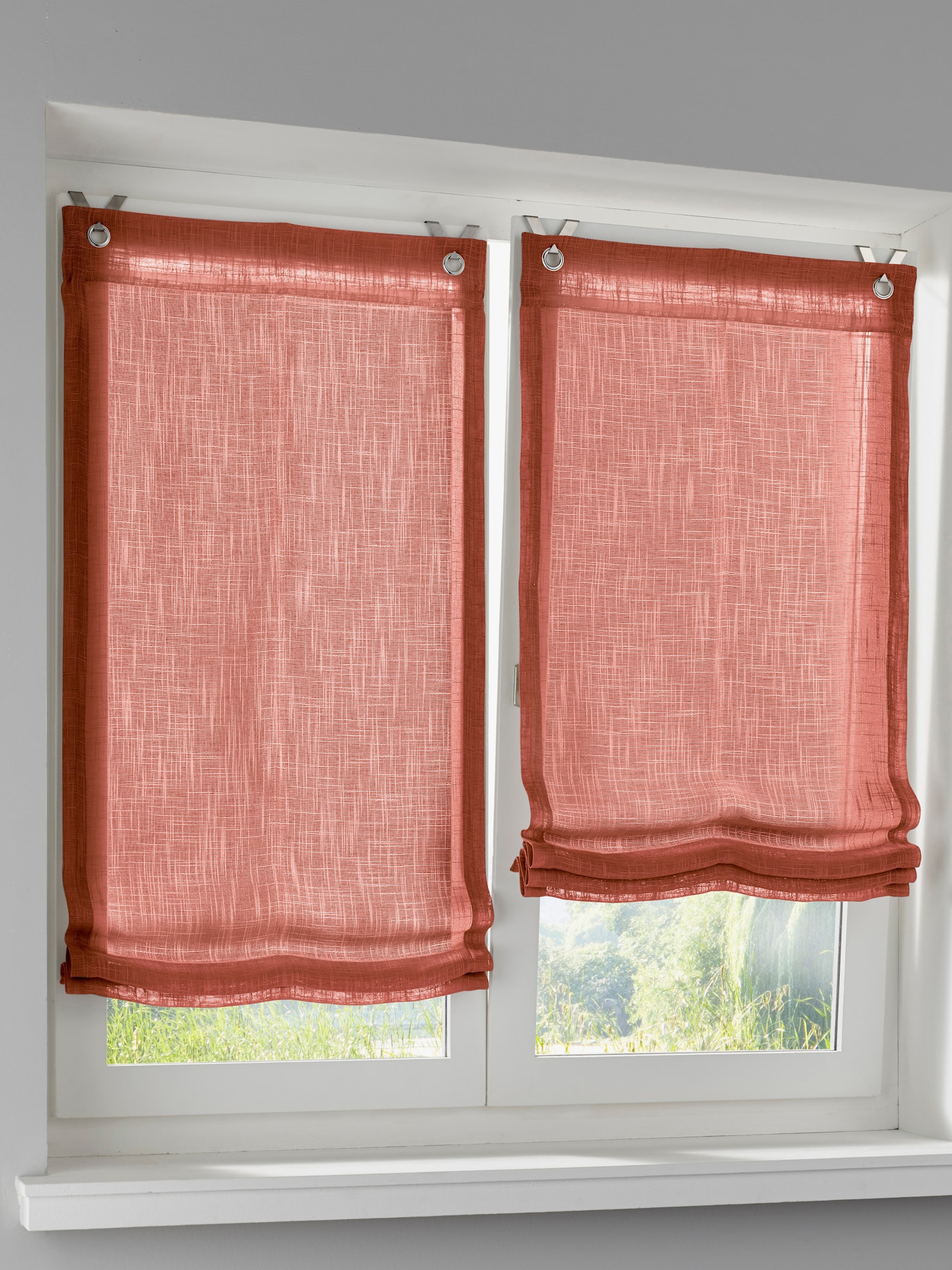 heine home Raffrollo - terracotta