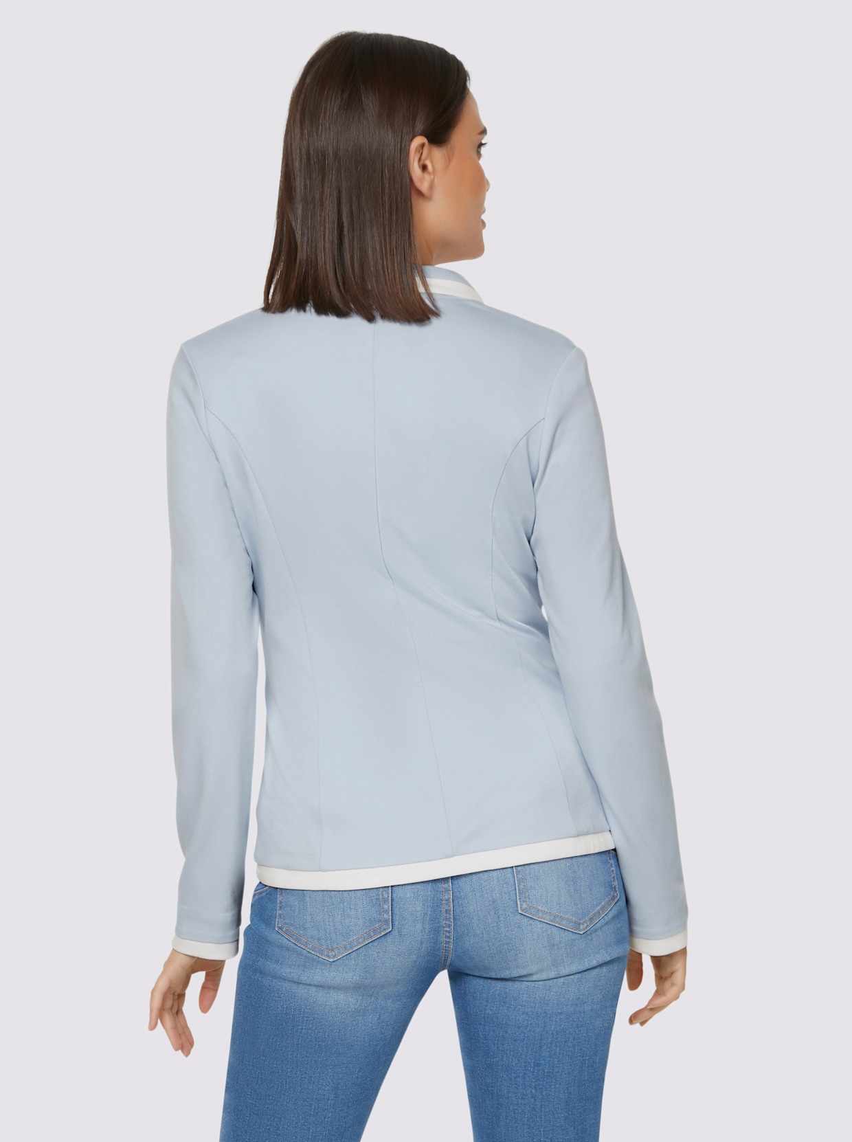 heine Jersey blazer - lichtblauw