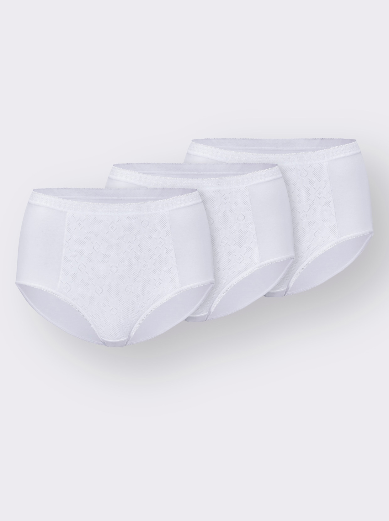 wäschepur Bokové kalhotky - bílá