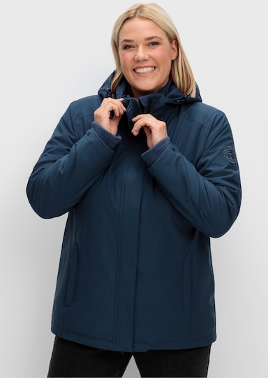 sheego Outdoorjacke - dunkelblau