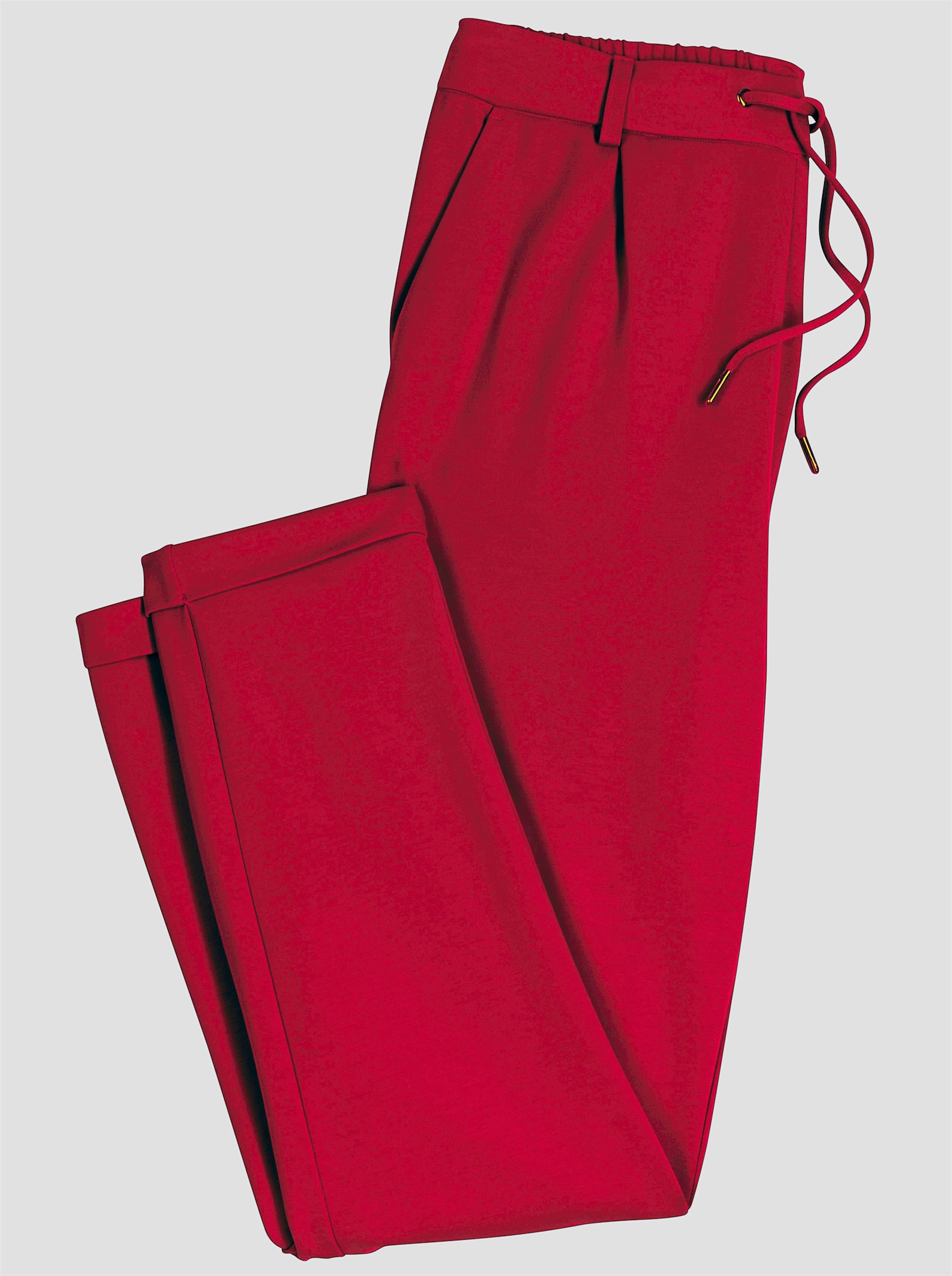 Jogg Pants in Interlock-Qualität - rot