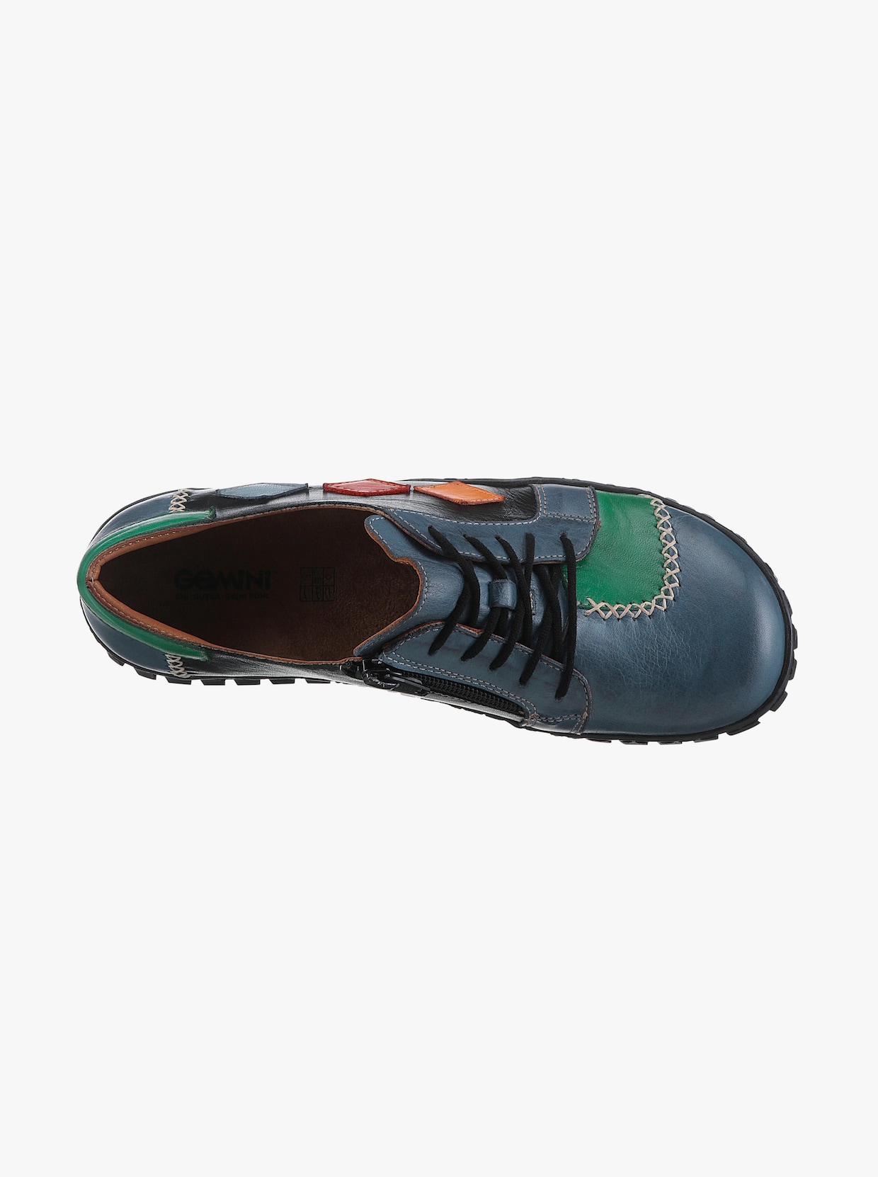 Gemini Schnürschuh - jeansblau-schwarz