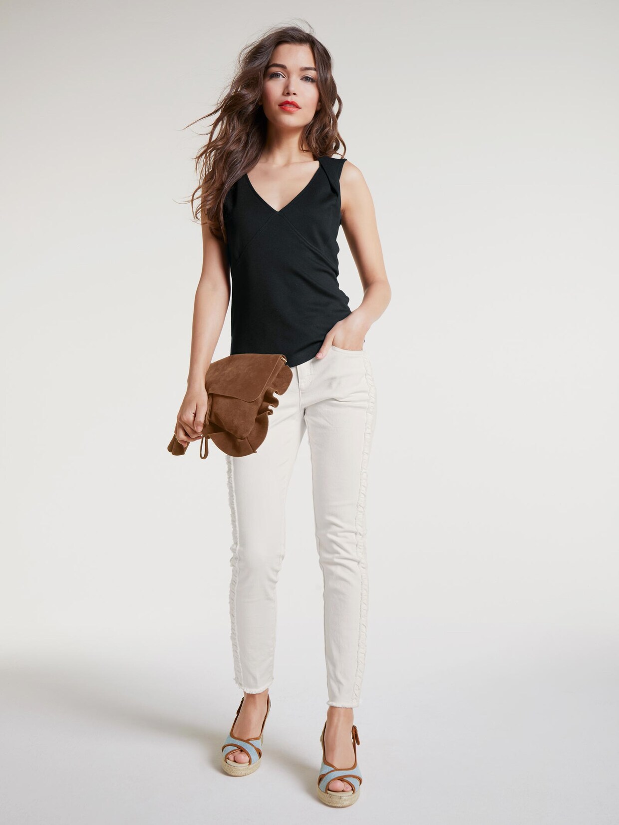 Rick Cardona Shirttop - zwart