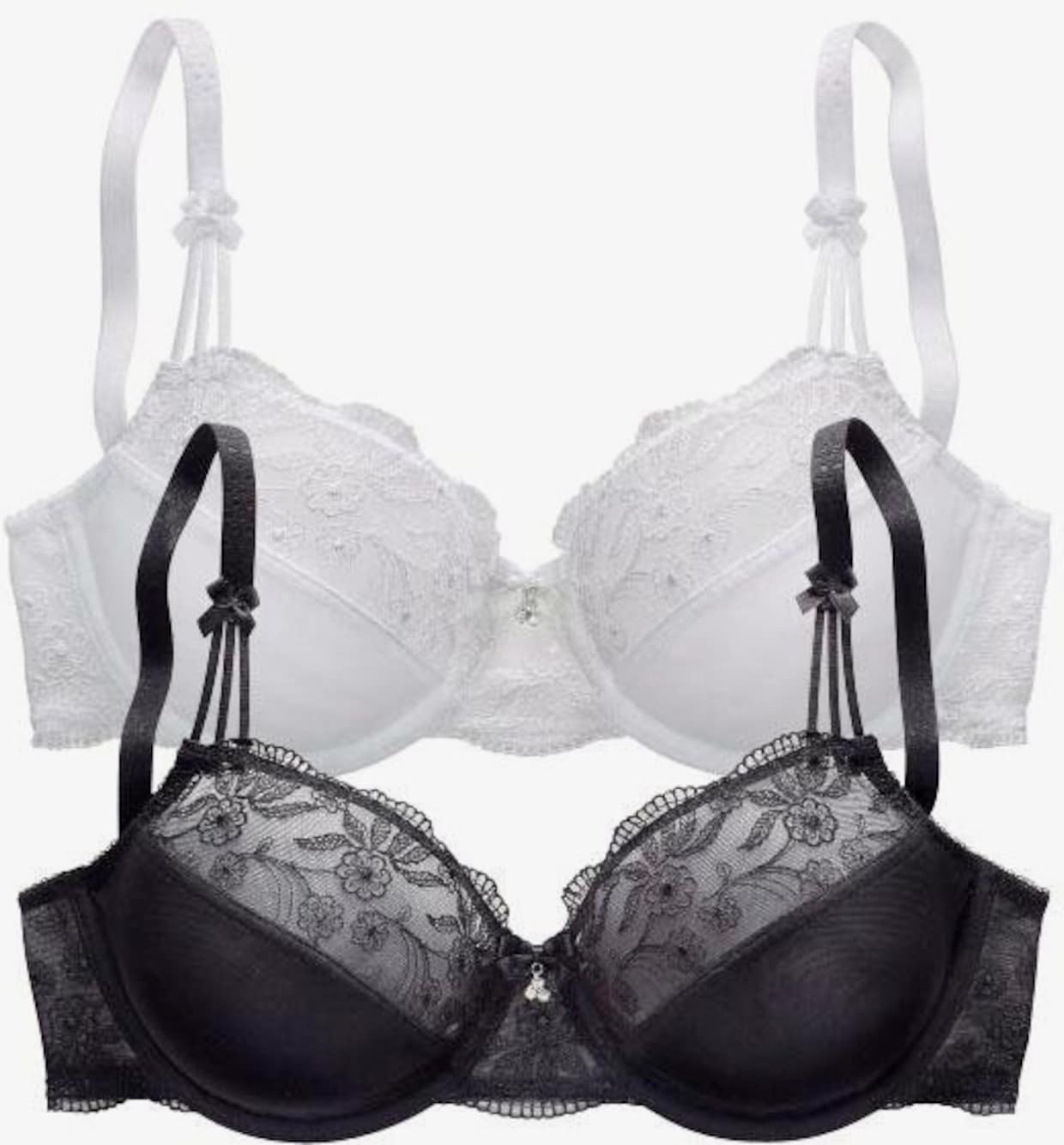 Nuance Soutien-gorge à armatures - noir + blanc