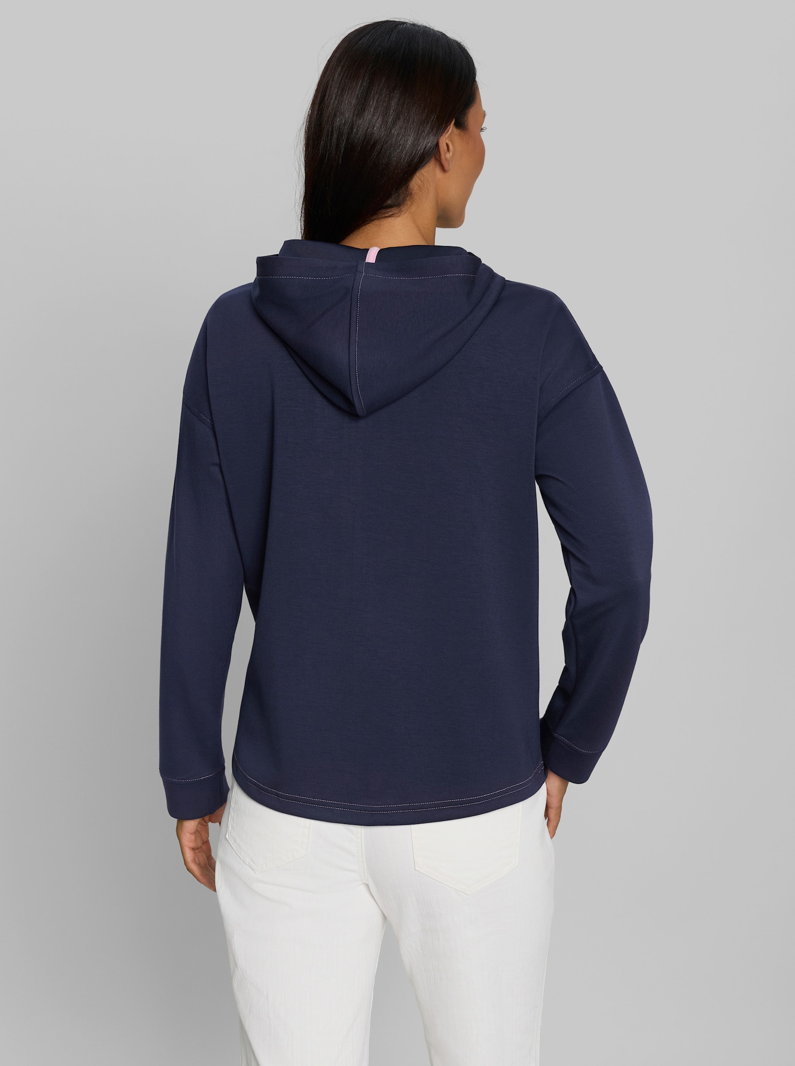 heine Shirtjacke mit Kapuze - marine