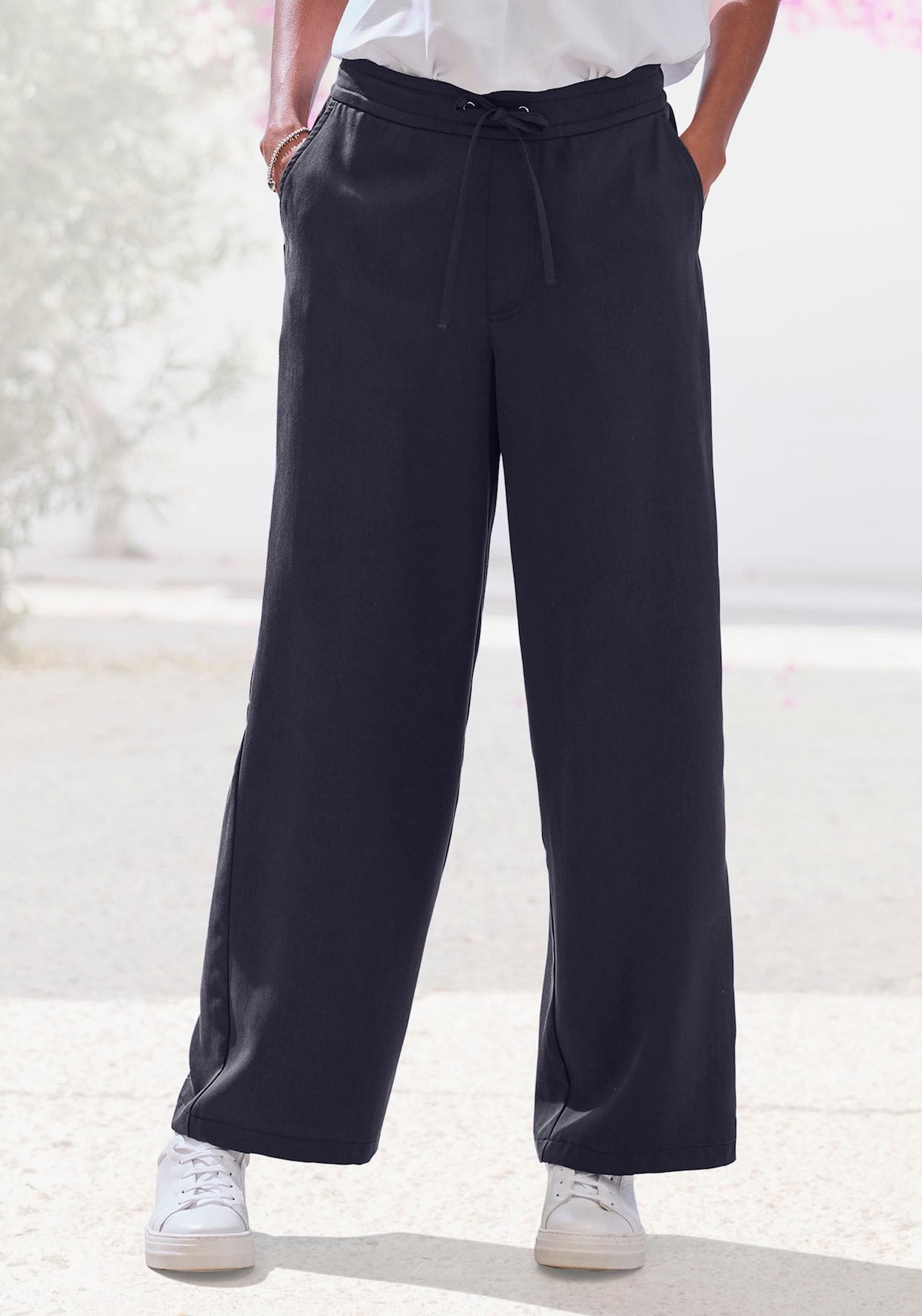 LASCANA Pantalon - blauw