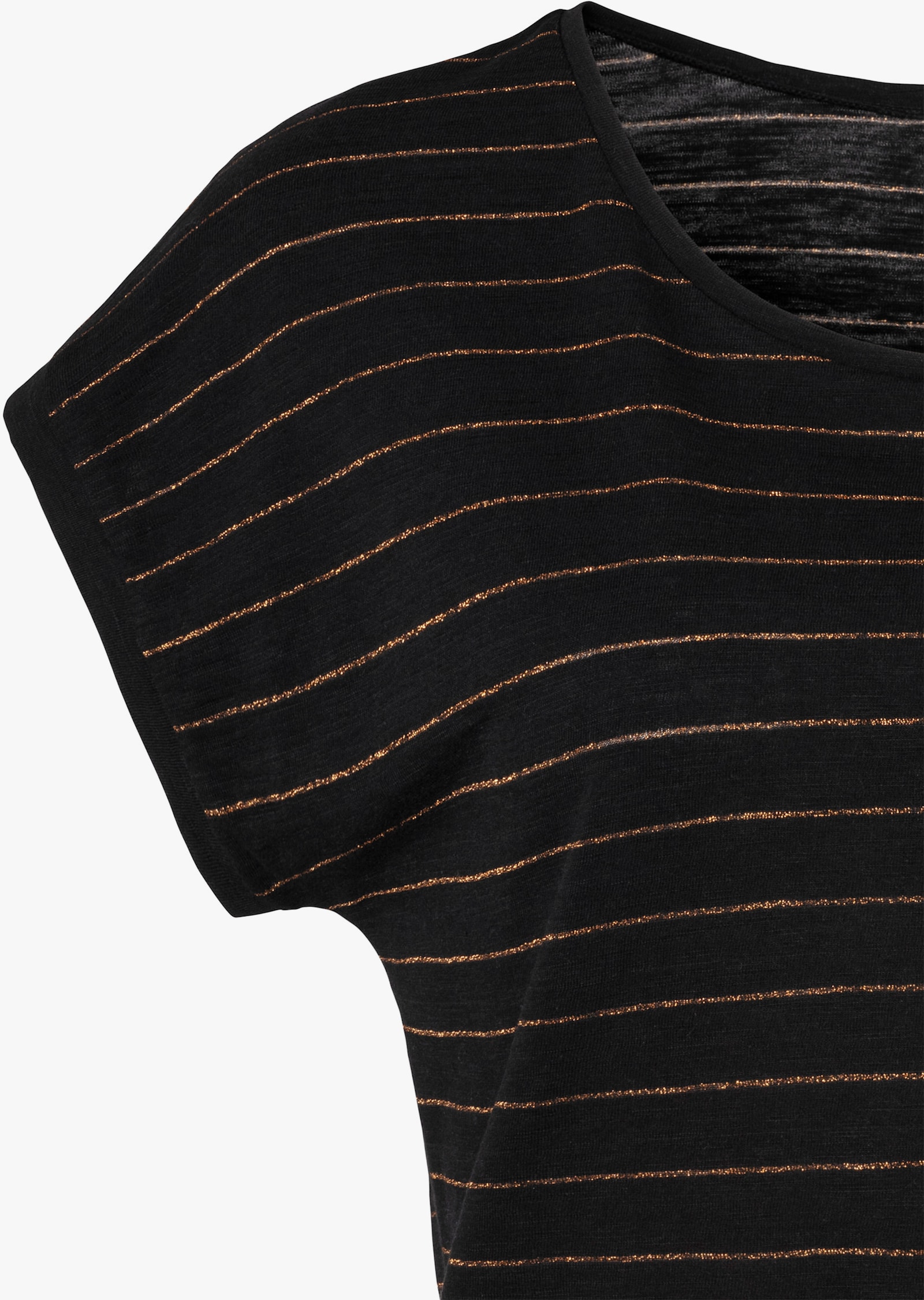 Vivance Rundhalsshirt - schwarz