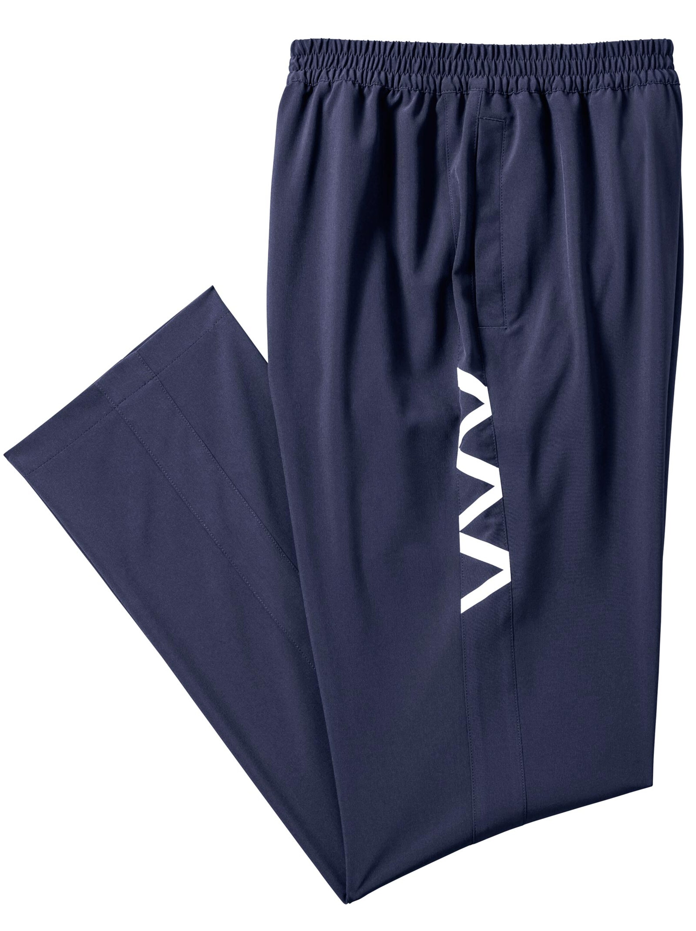Freizeithose - marine-weiß