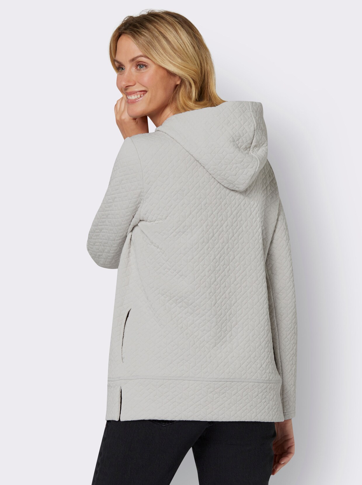 Sweat-shirt - gris clair