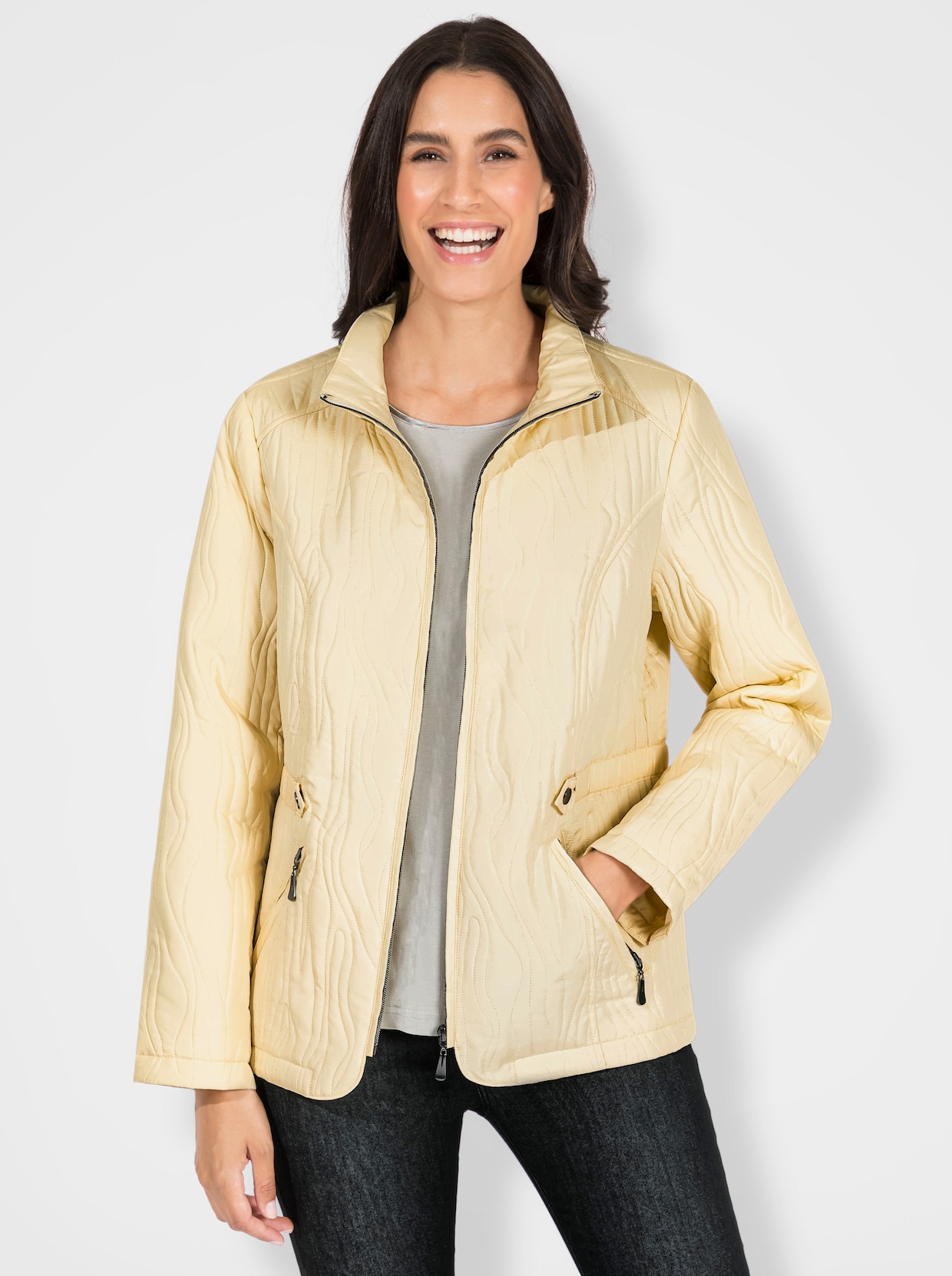 Steppjacke - vanille