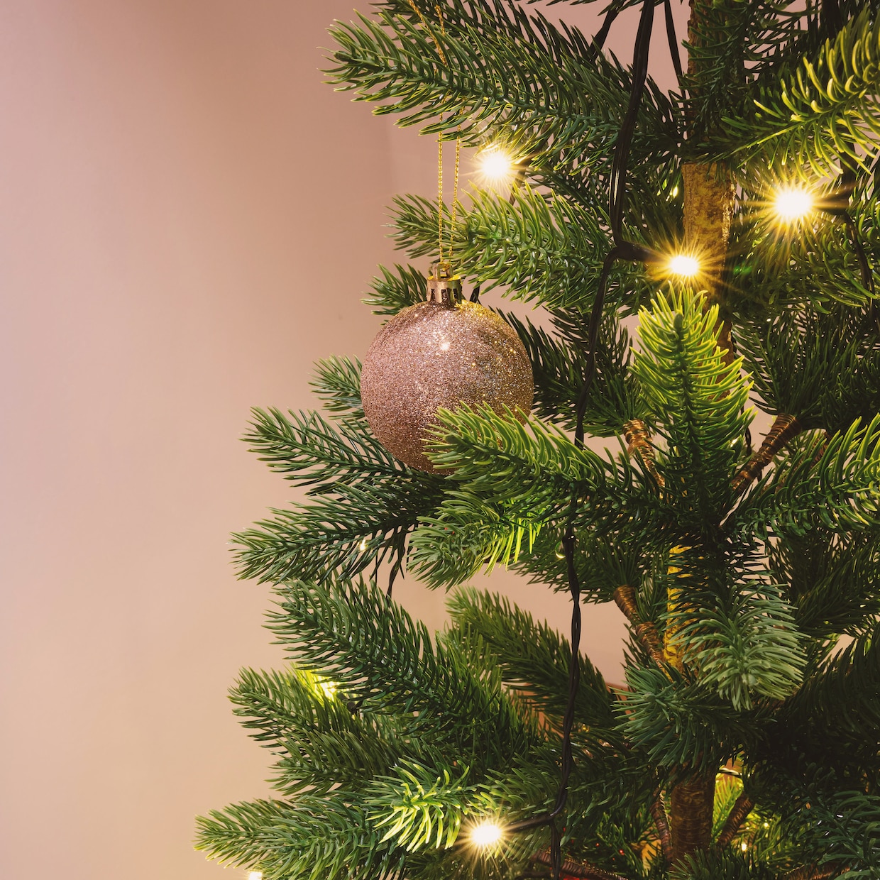 my home LED-Baummantel - dunkelgrün