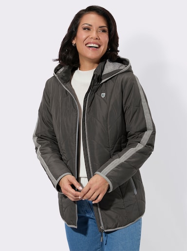 Steppjacke mit Innentasche - graphit