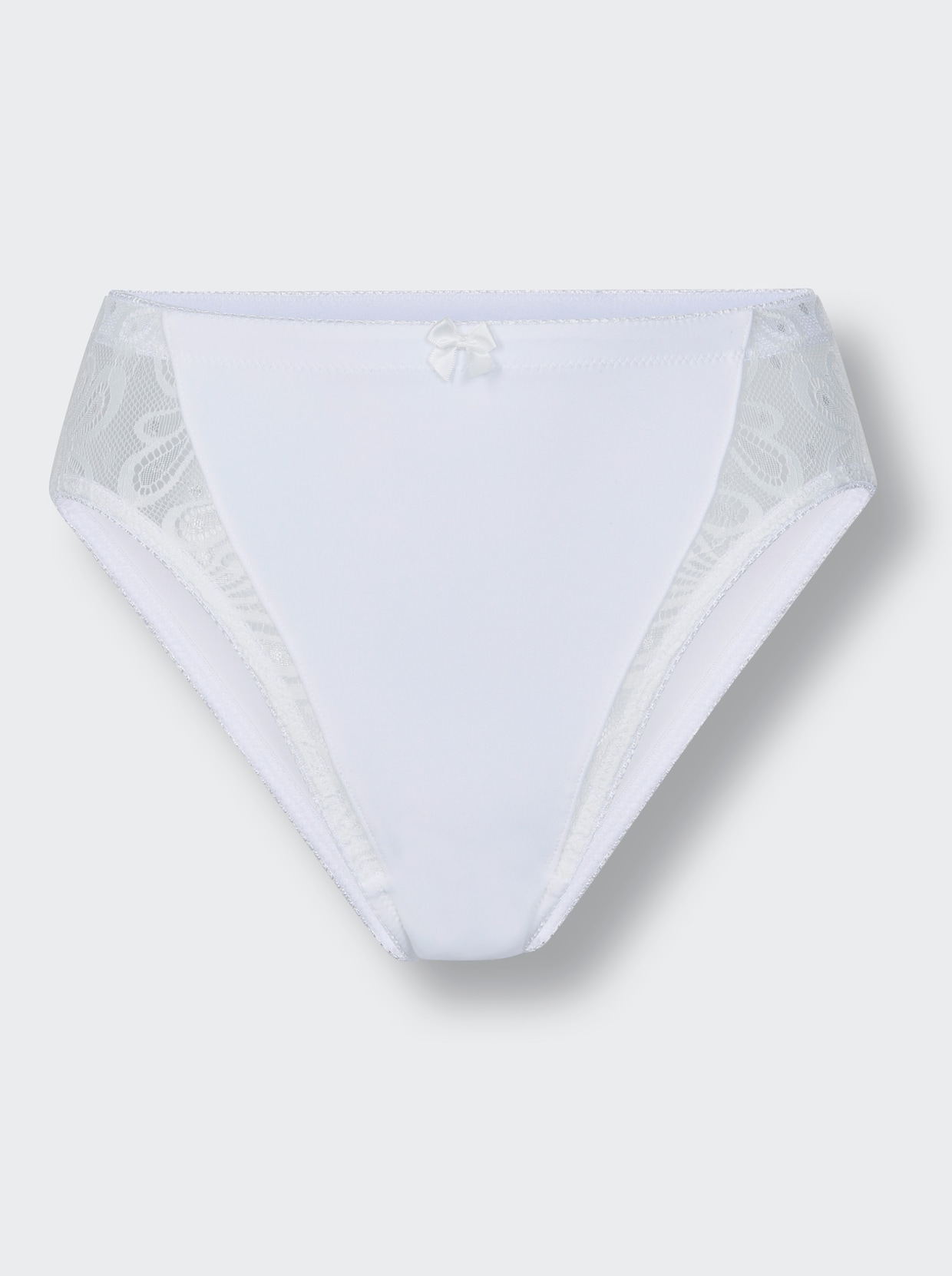 wäschepur Dámske boxerky so zvýšeným pásom - biela