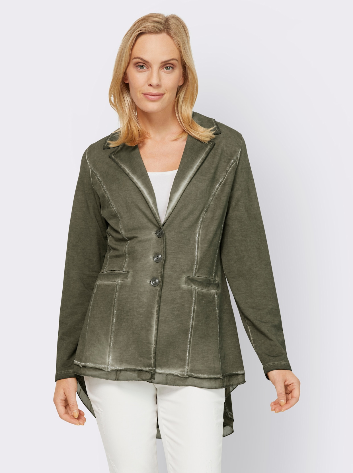 heine Blazer long - kaki