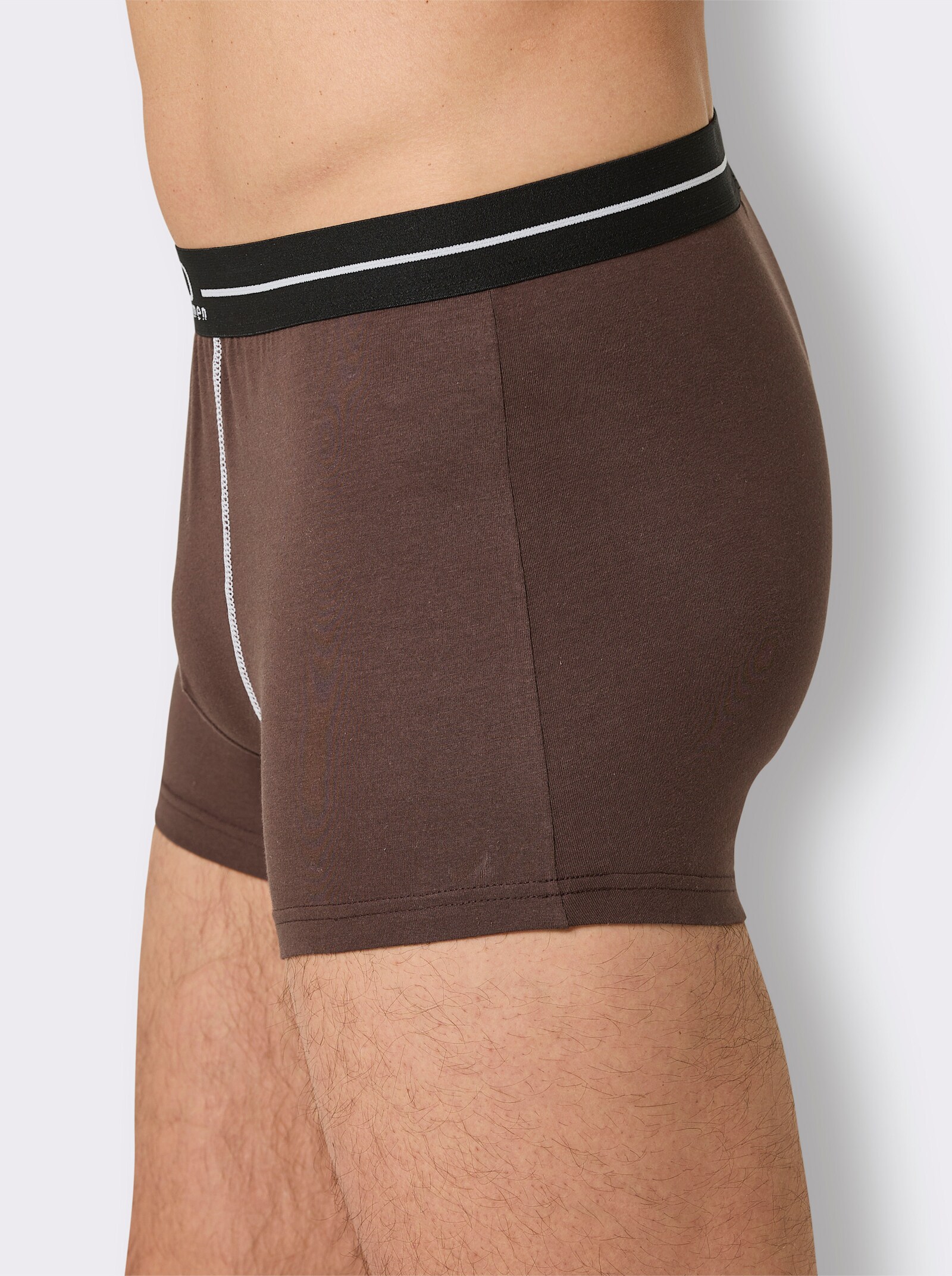 wäschepur men Pants - anthrazit + schoko + schwarz