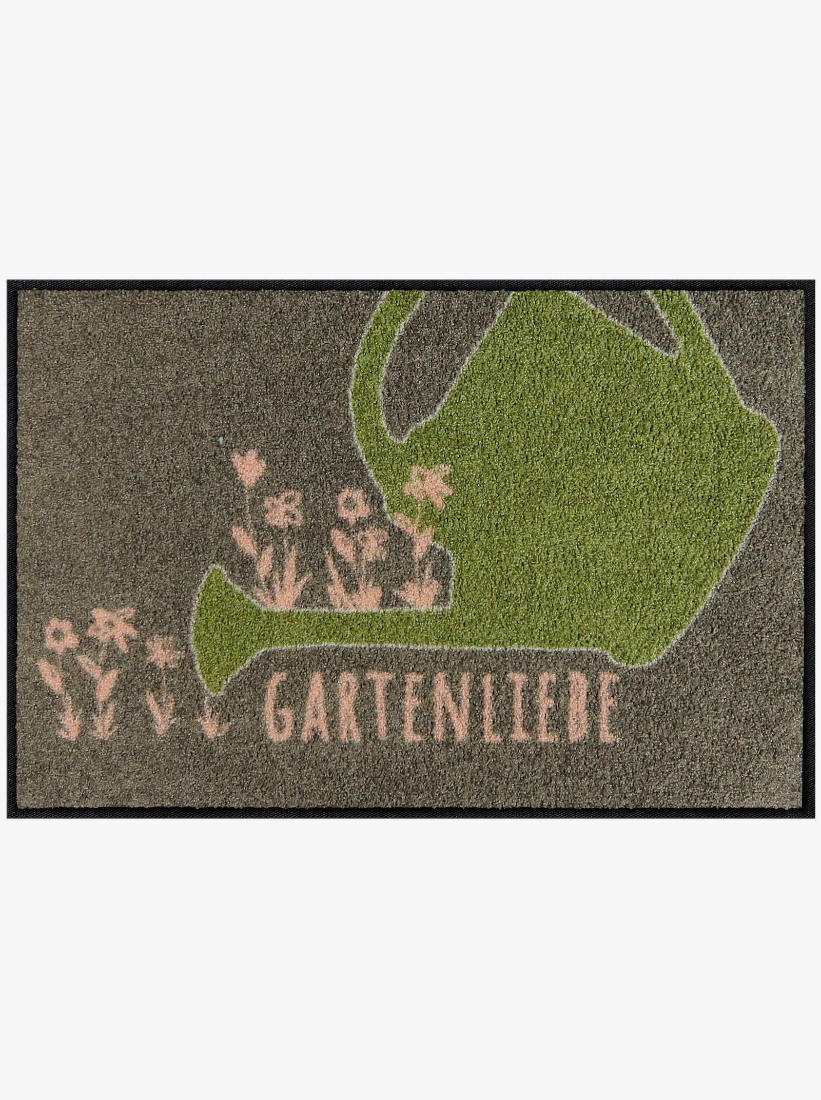 Salonloewe Fußmatte - grün-gemustert