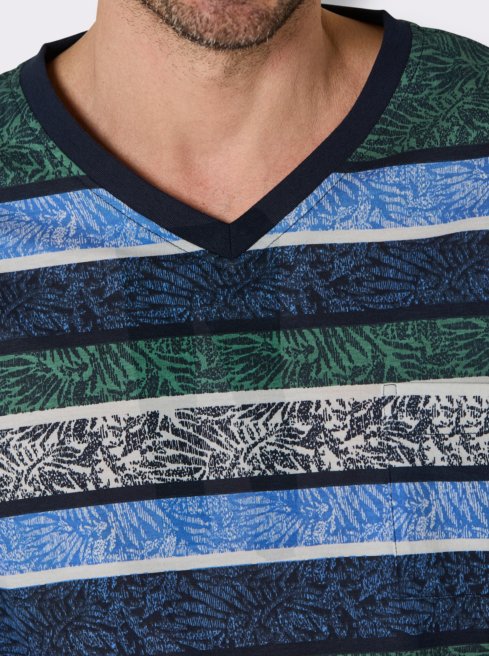 Hajo Schlafanzug - marine-ozean-bedruckt