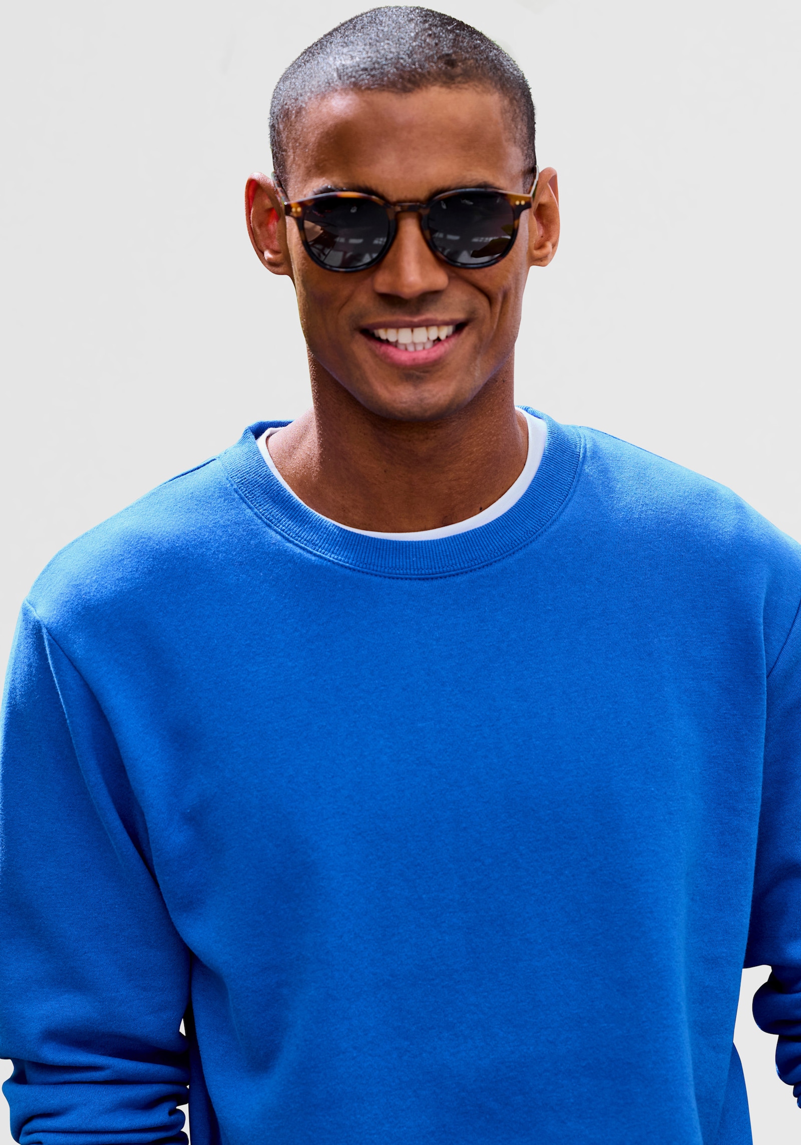 John Devin Sweatshirt - blau