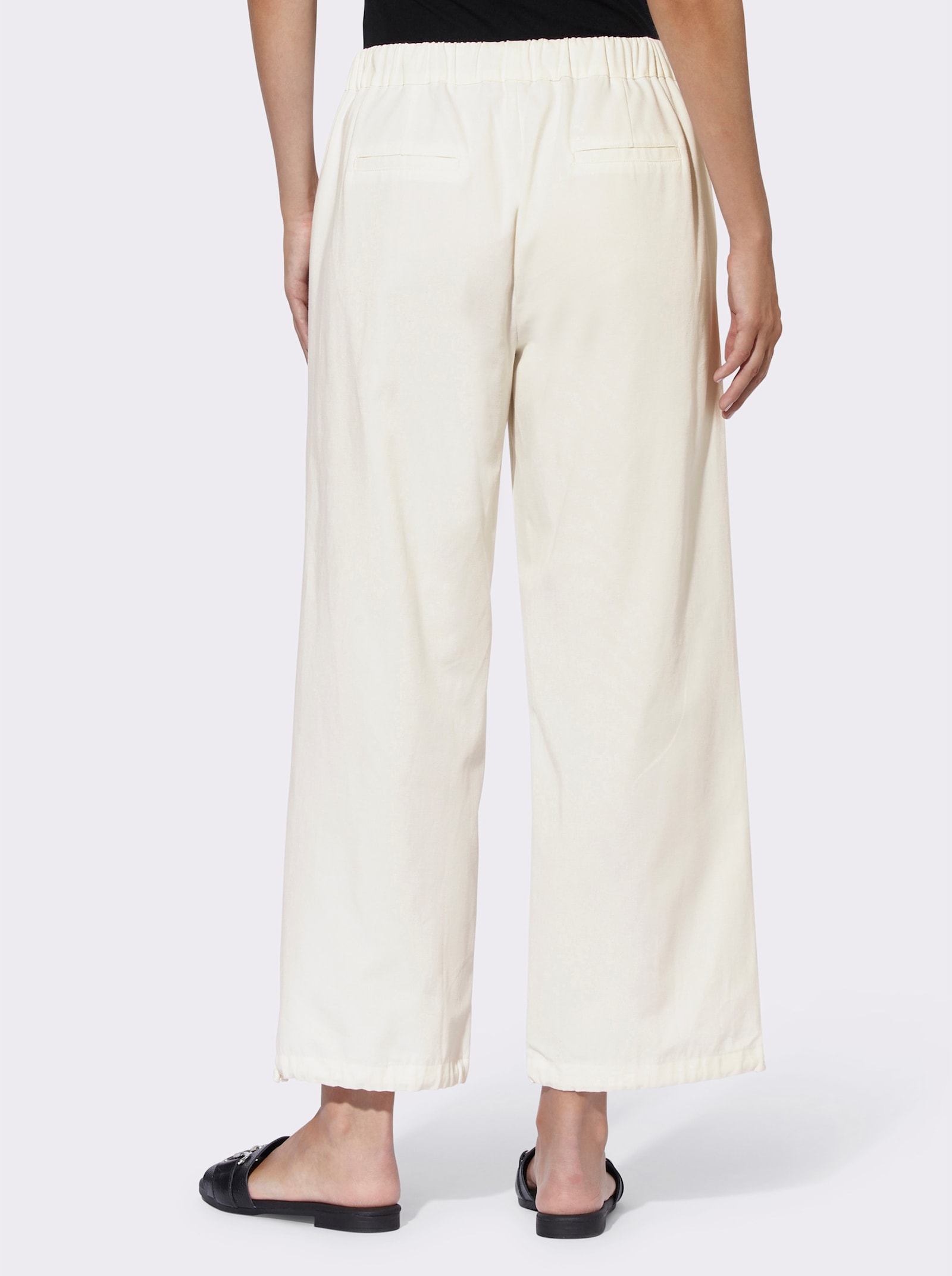 heine Schlupfhose mit Tunnelzug am Bein - ecru