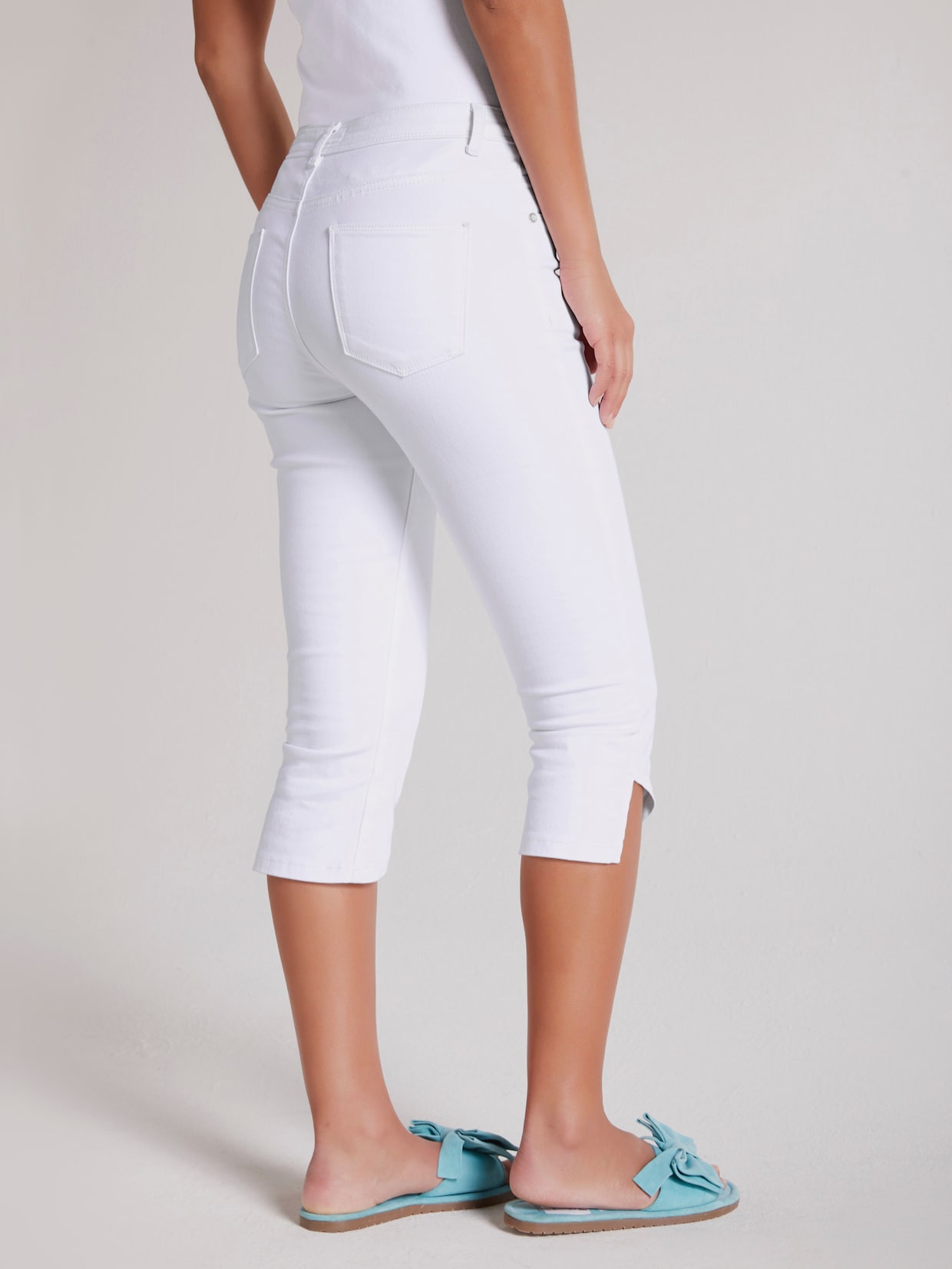 heine Capri-Jeans - weiß