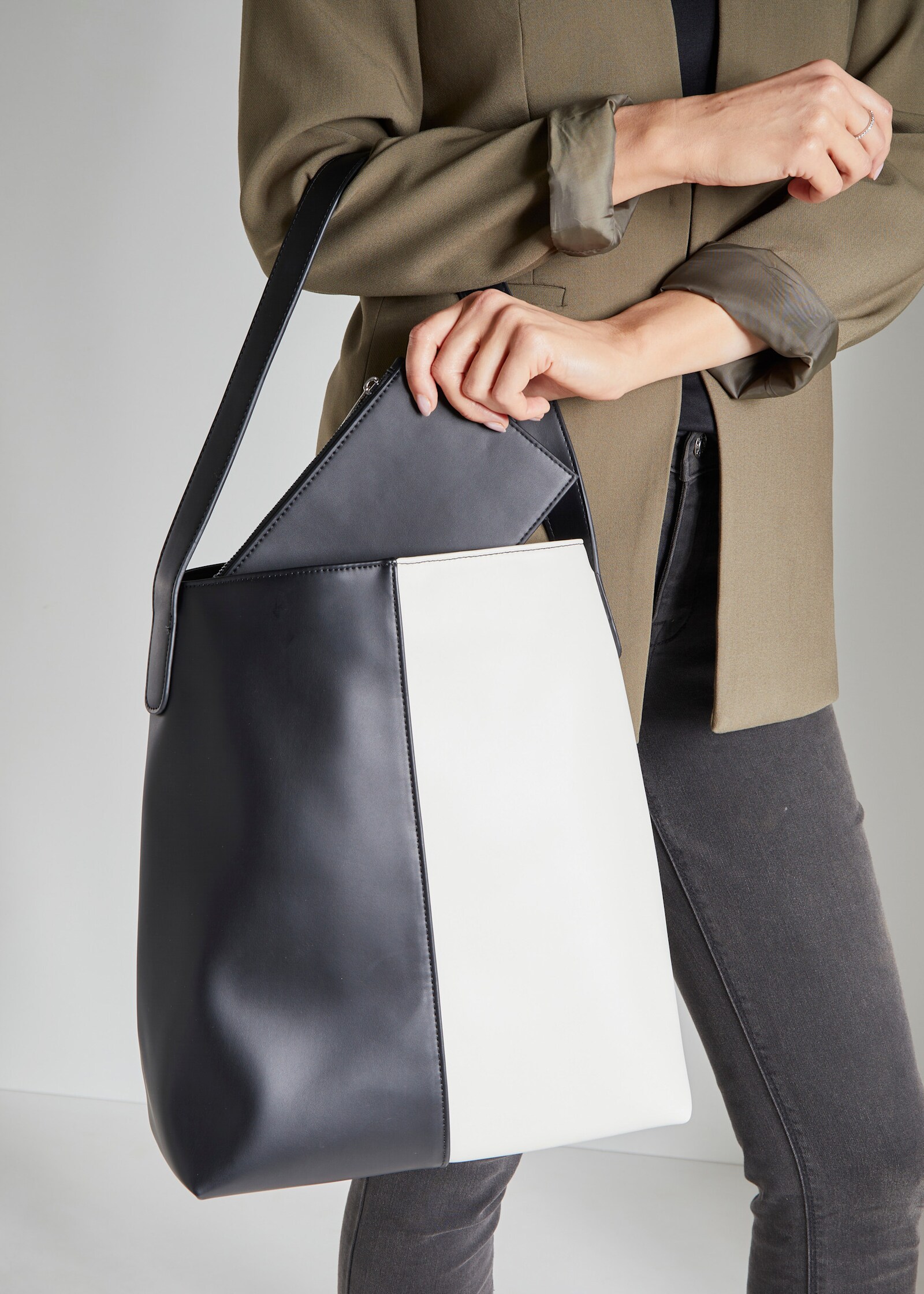 Vivance Shopper - schwarz-weiß