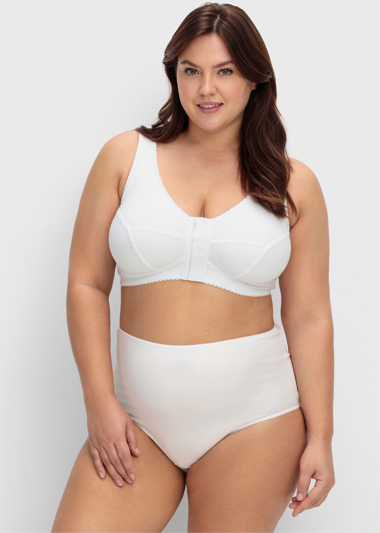 sheego Taillenslip - 1x marine + 1x schwarz + 1x weiss