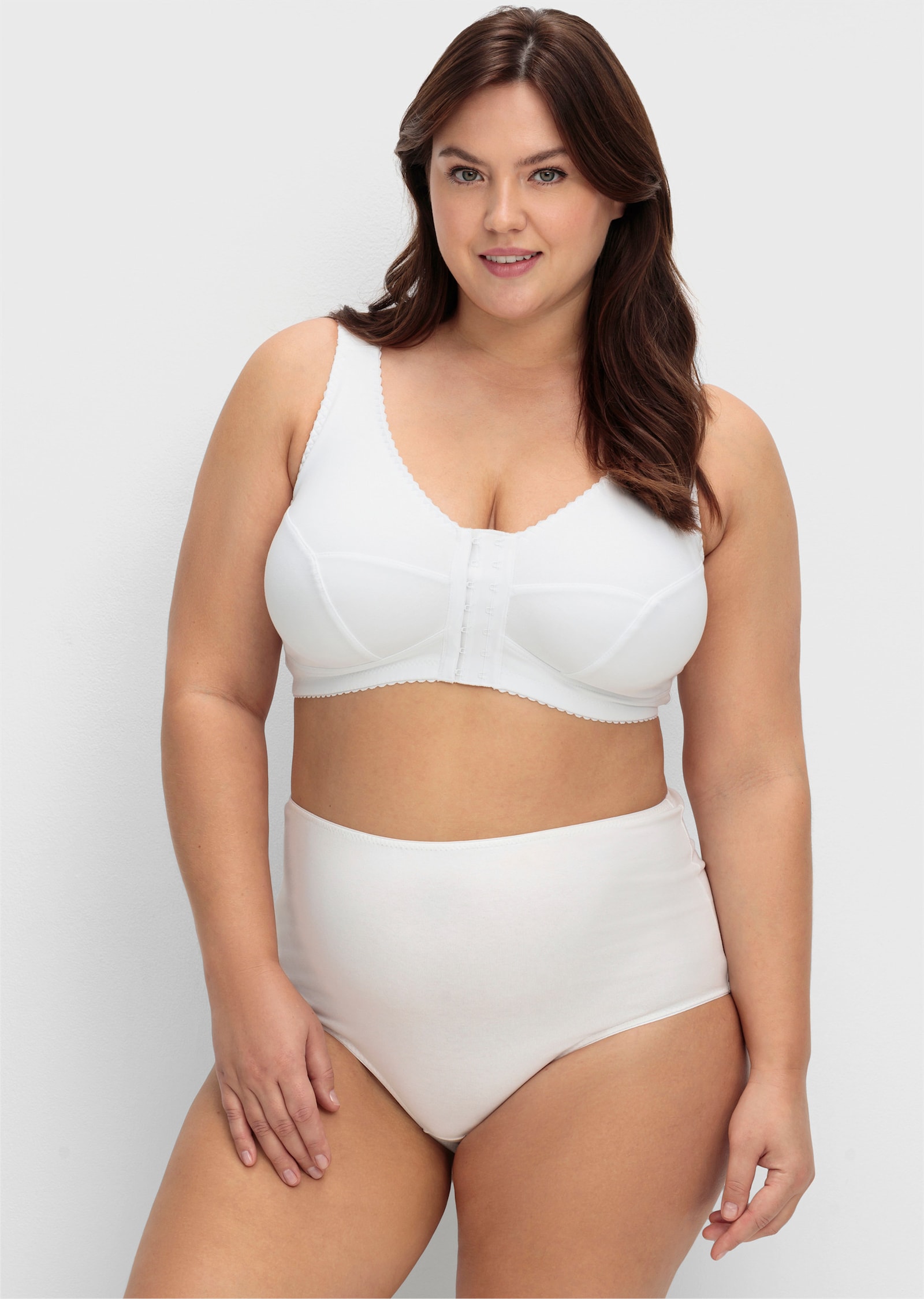 sheego Tailleslip in set van 5 - 1x marine + 1x zwart + 1x wit