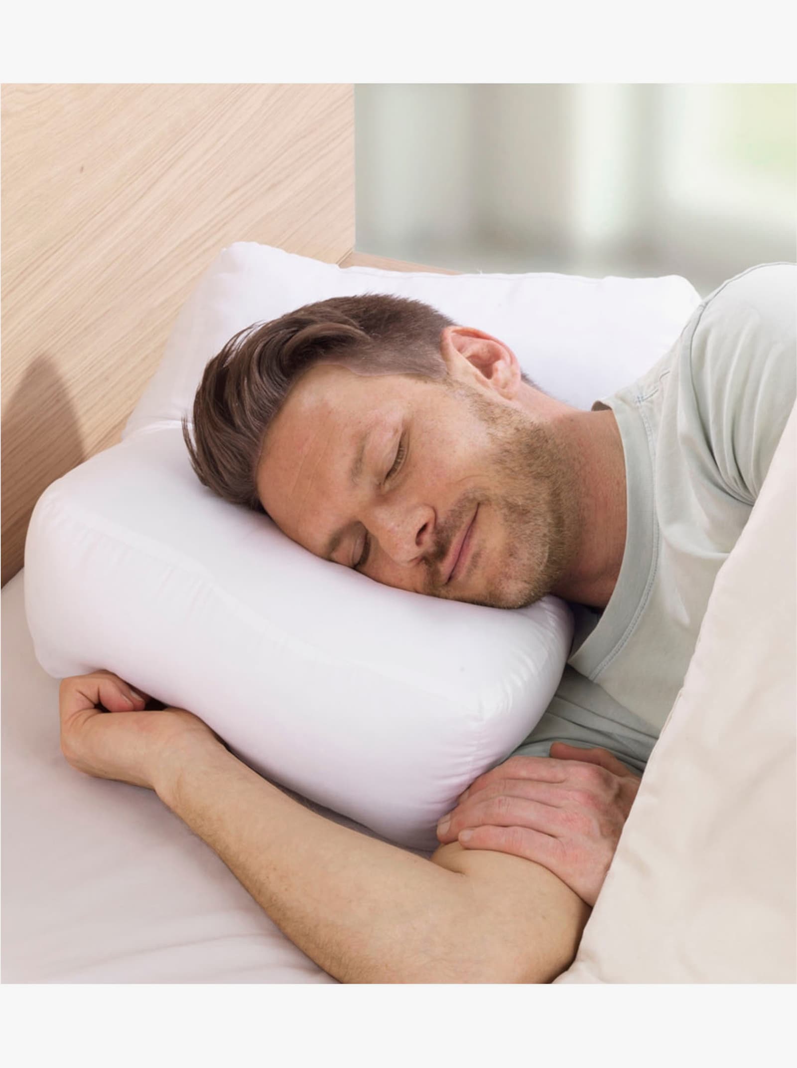 Seitenschläferkissen - weiß