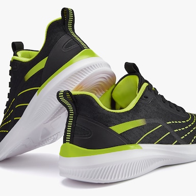 LASCANA Sneaker - zwart/lime