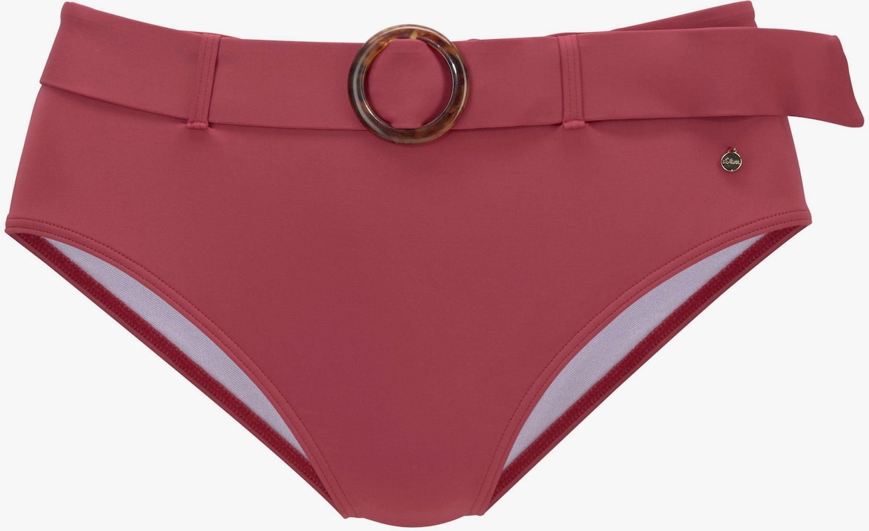 s.Oliver Highwaist bikinibroekje - roestrood