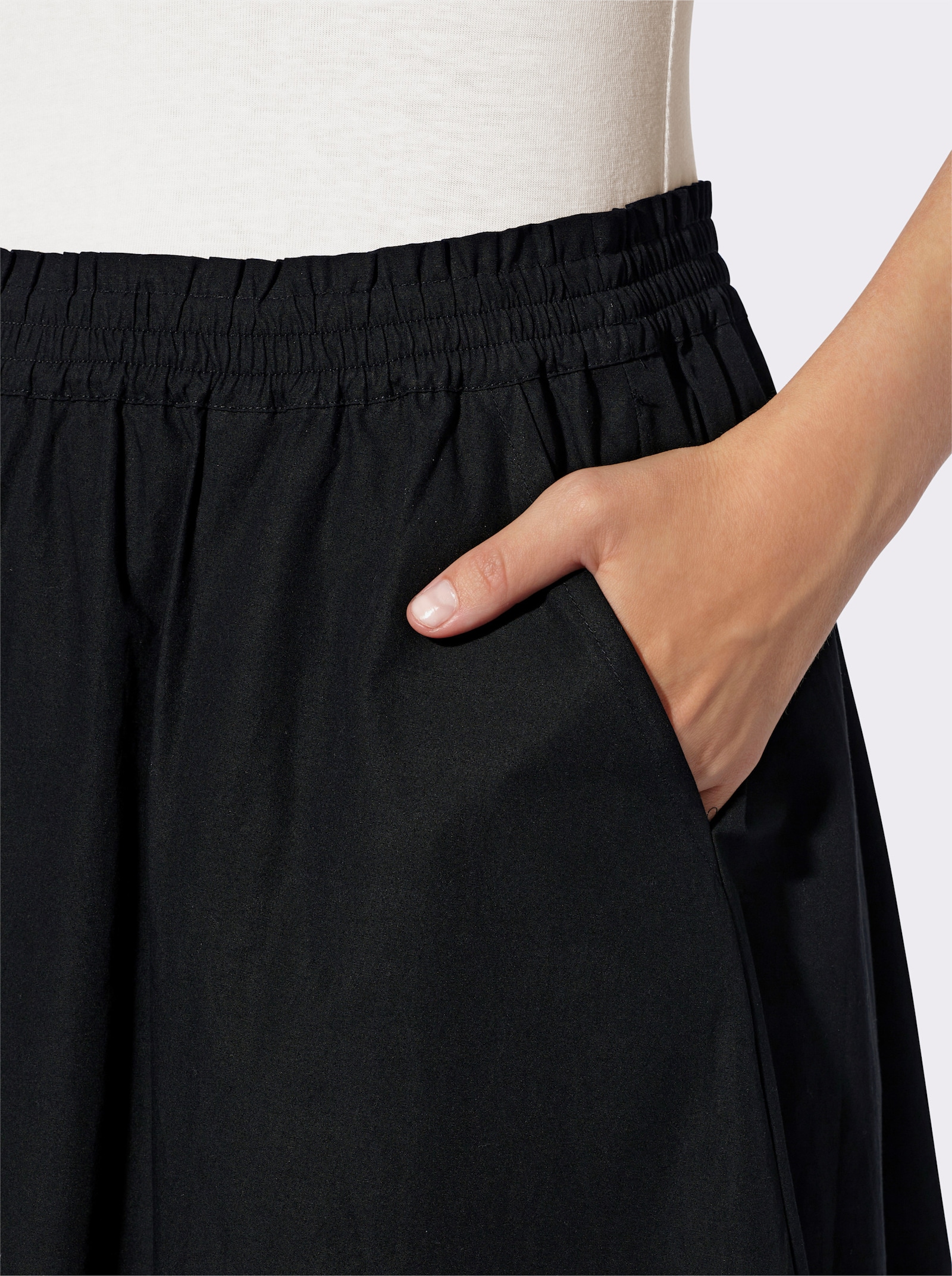 heine Schlupfrock in A-Form - schwarz