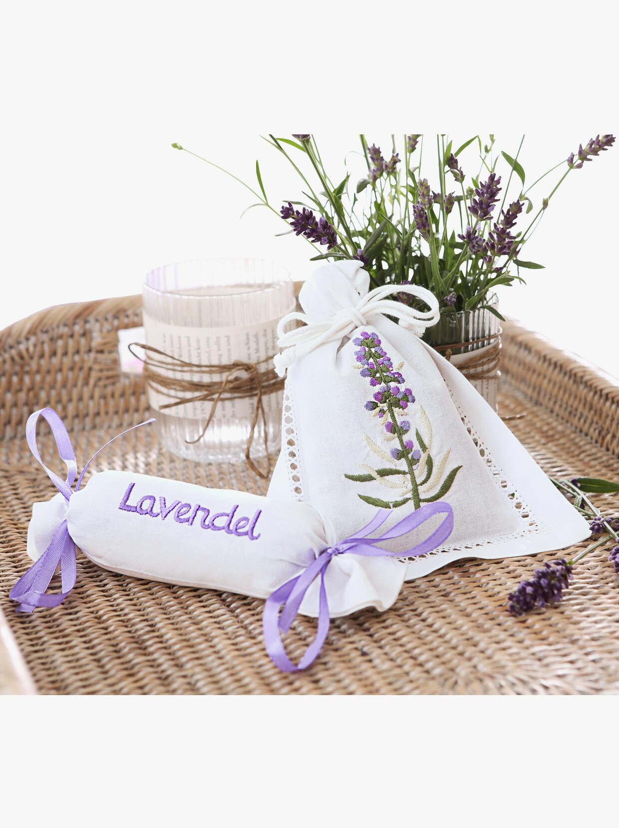 Sprügel Lavendelzakjes - wit