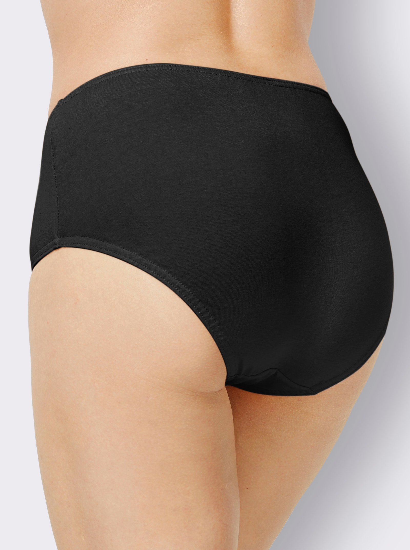 wäschepur Taillenslip in Single-Jersey-Qualität - schwarz
