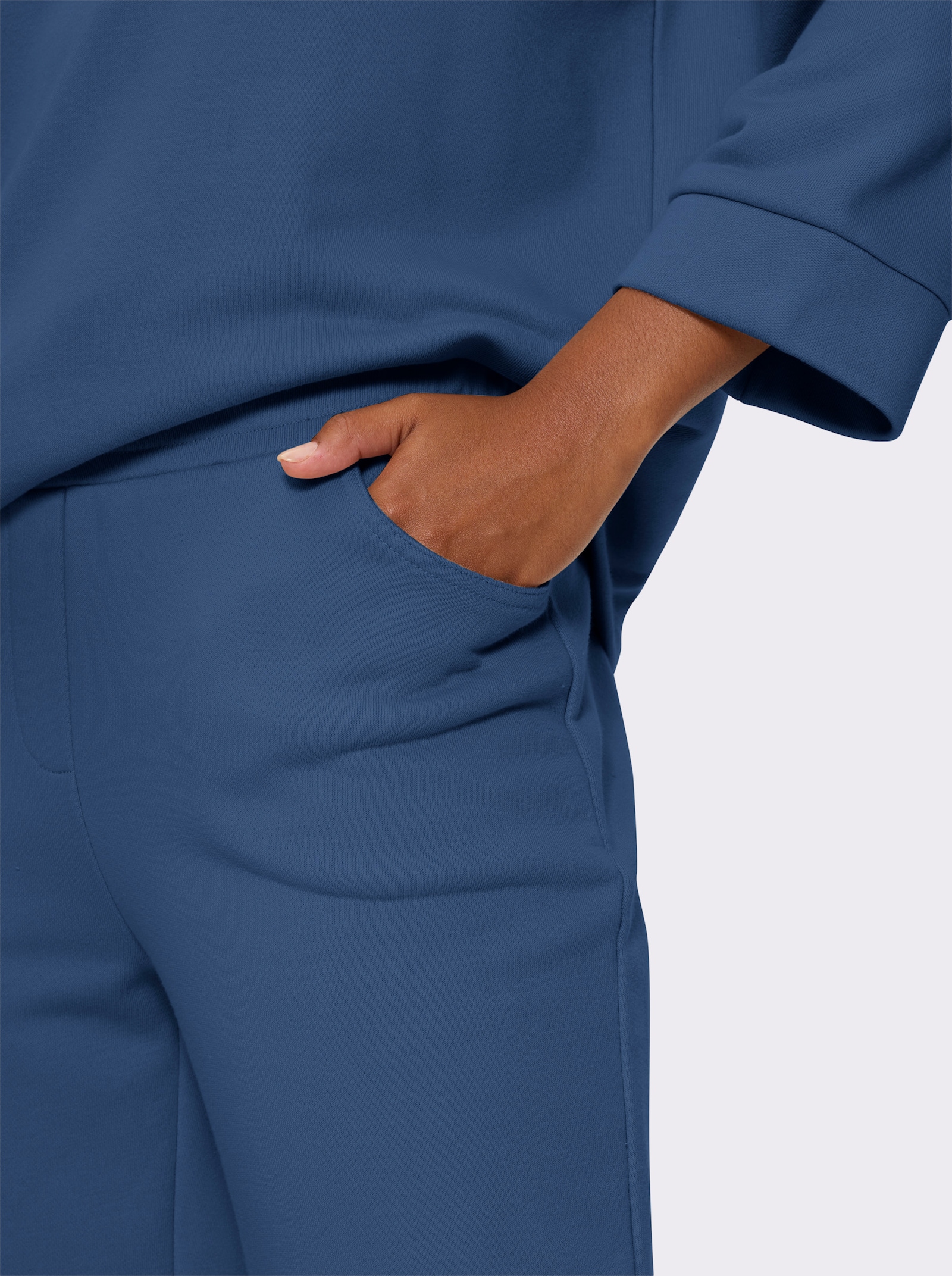 heine Anzug aus Sweatware - jeansblau