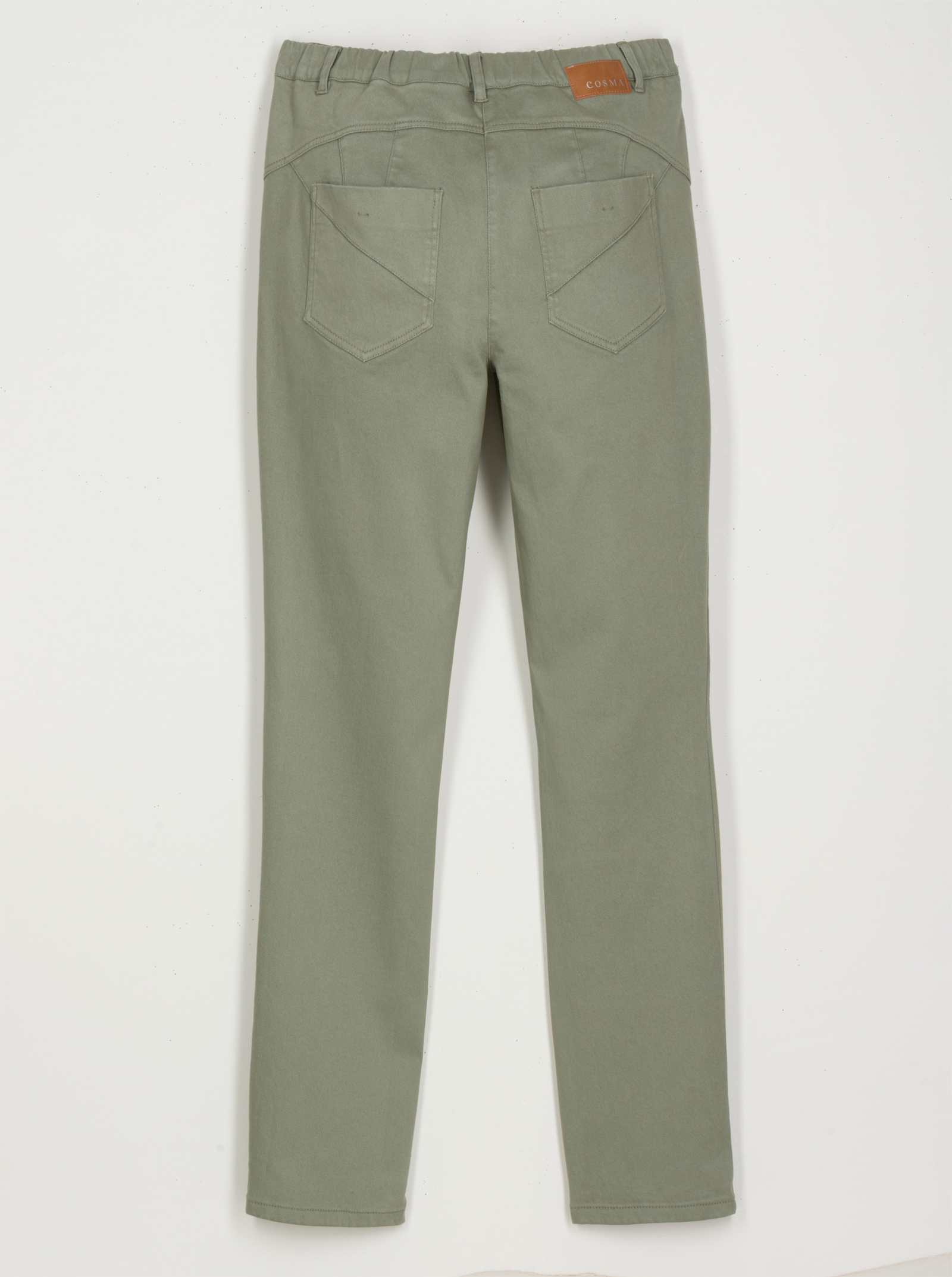 Jeans in Twill-Qualität - khaki