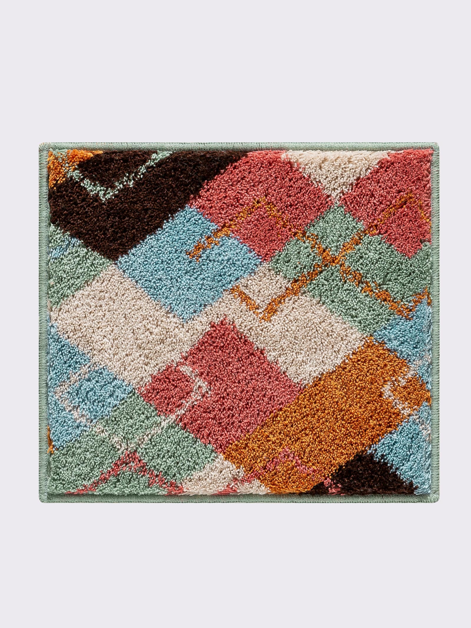 Grund Badematte - salbei-gemustert