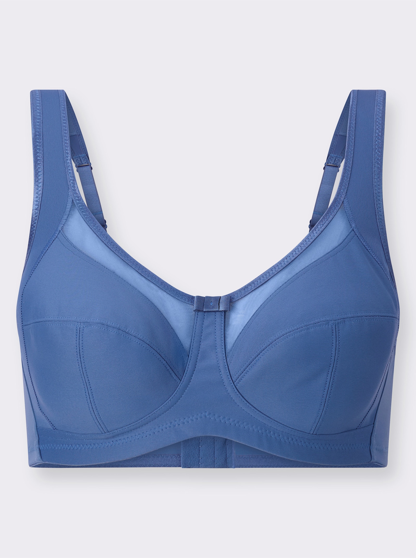 Entlastungs-BH ohne Bügel - mittelblau