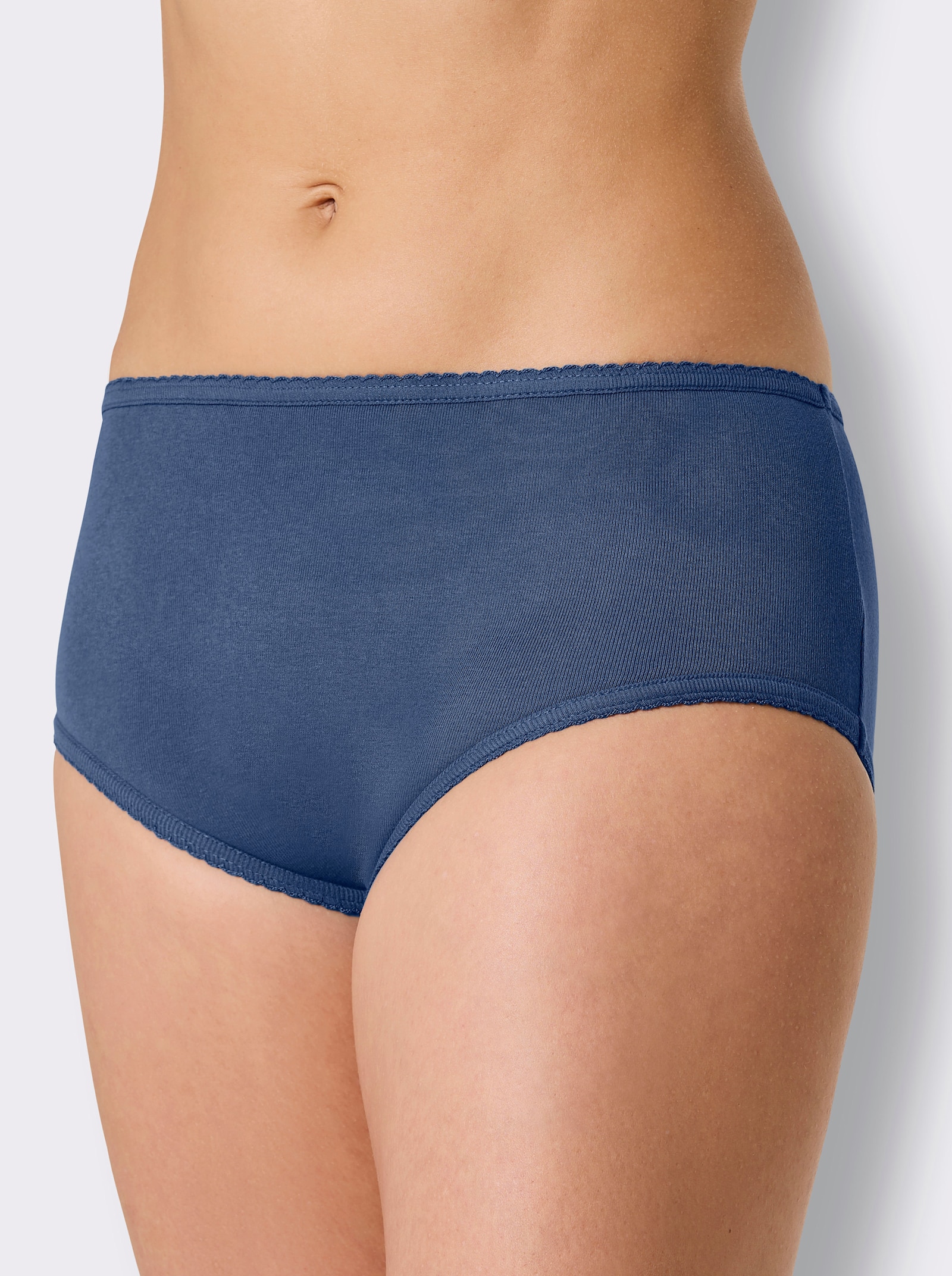 Hüftslip - marine + jeansblau + mint