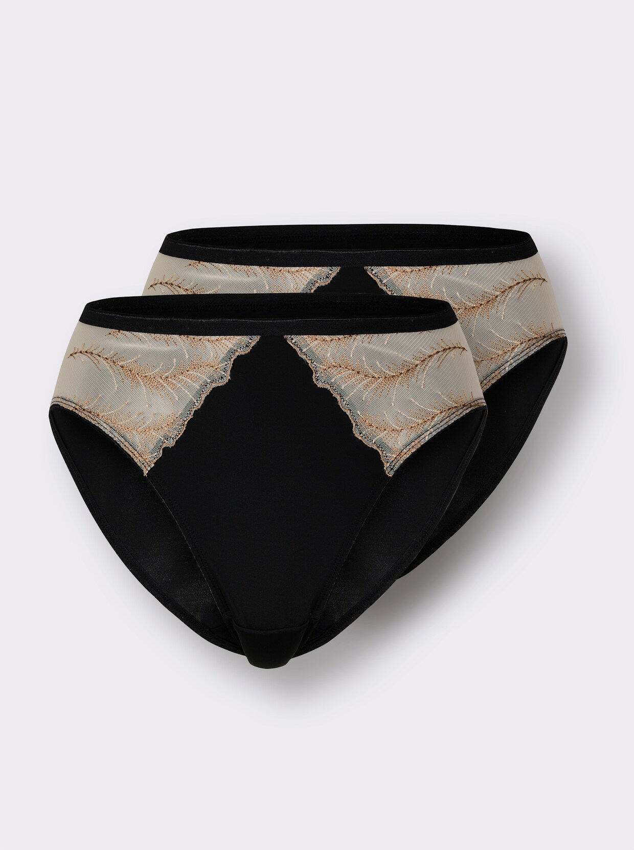 wäschepur Jazzpants - camel-schwarz