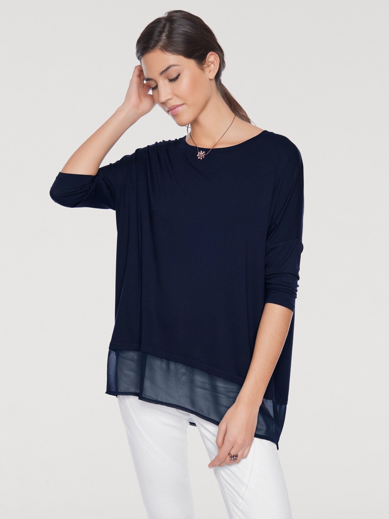 heine Oversized Shirt - marine